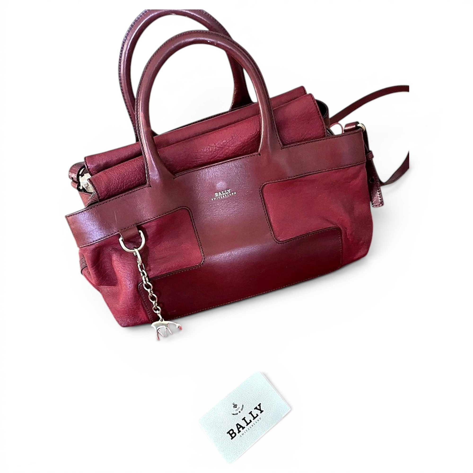Leather handbag