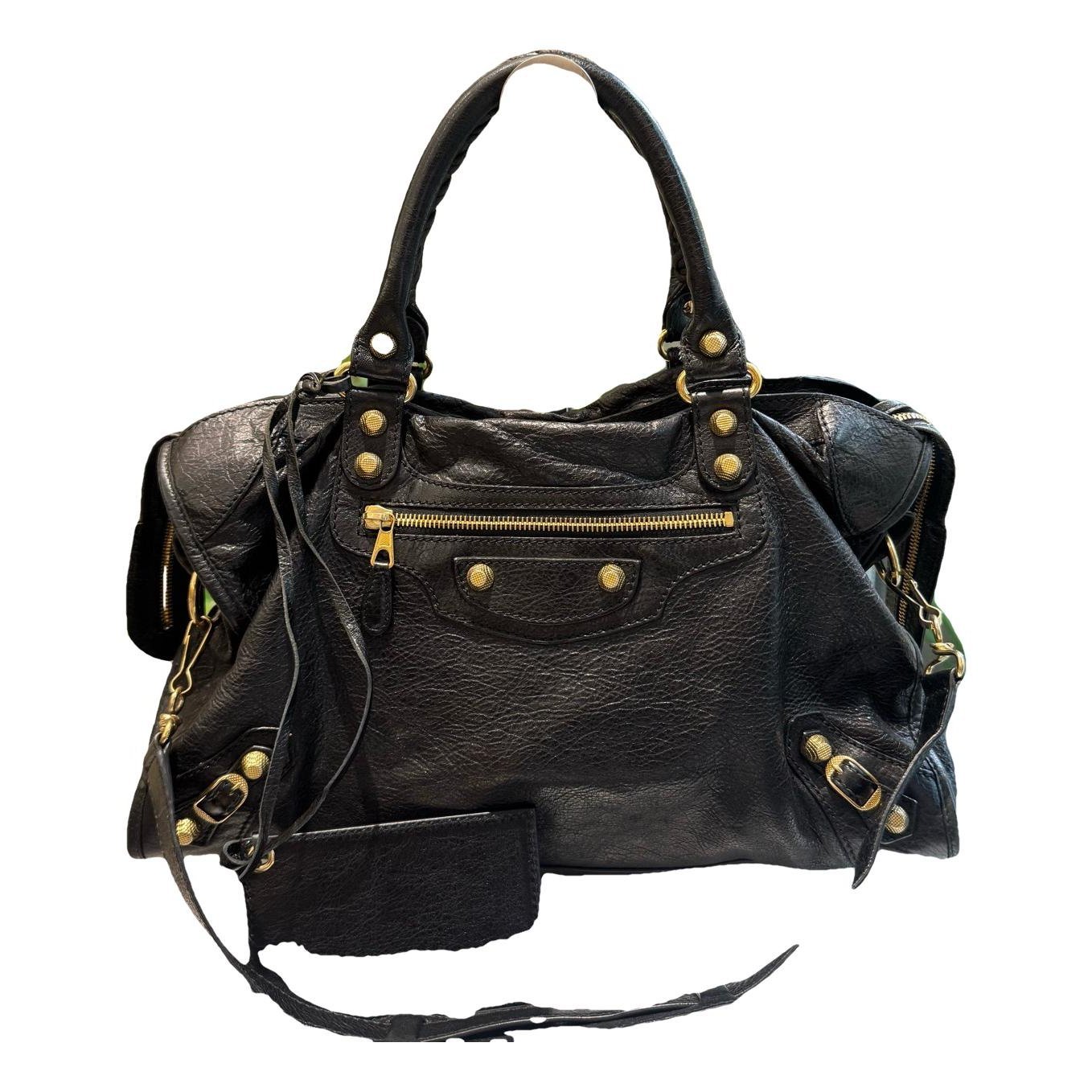 Leather handbag