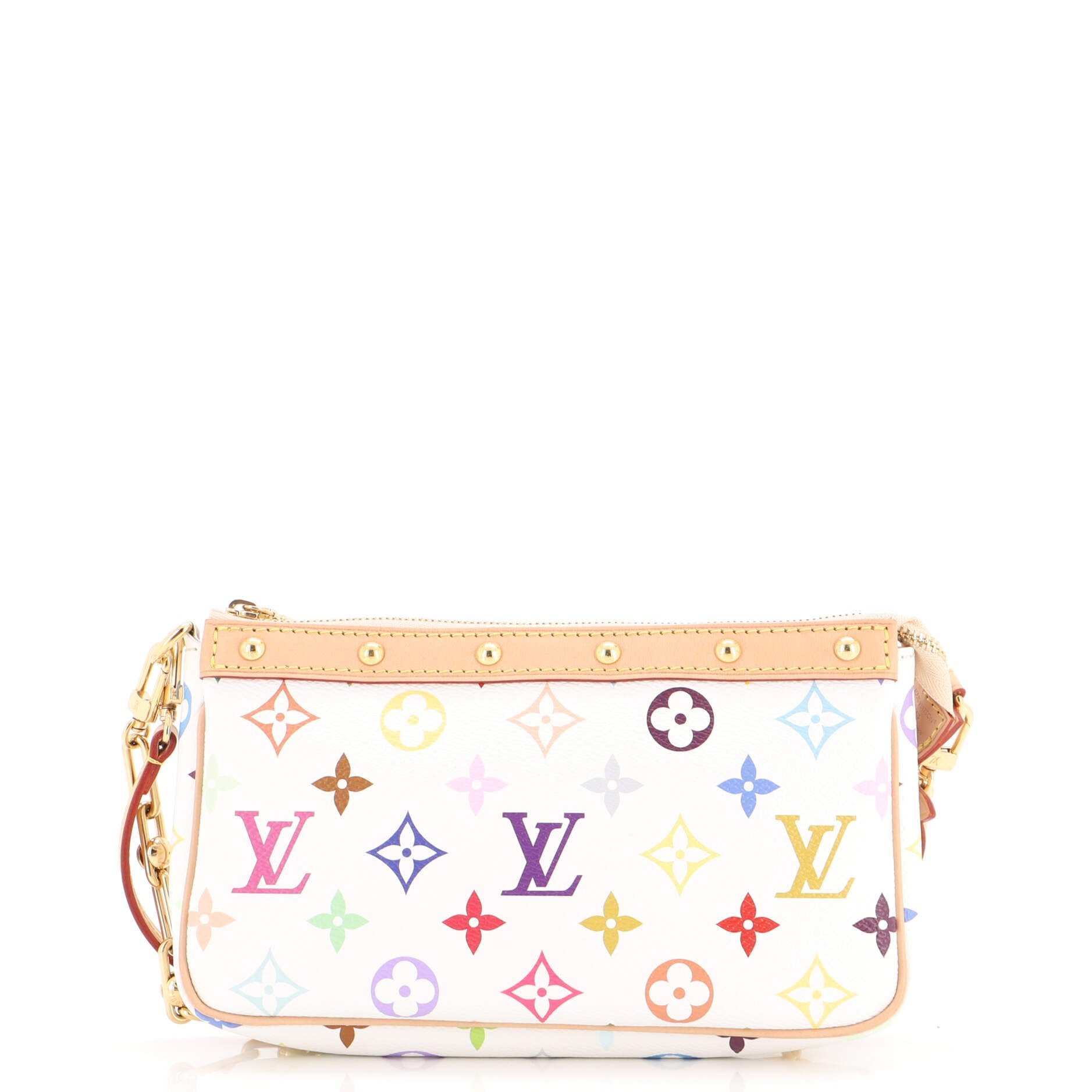 x Takashi Murakami Chain Pochette Accessoires NM Monogram Multicolor