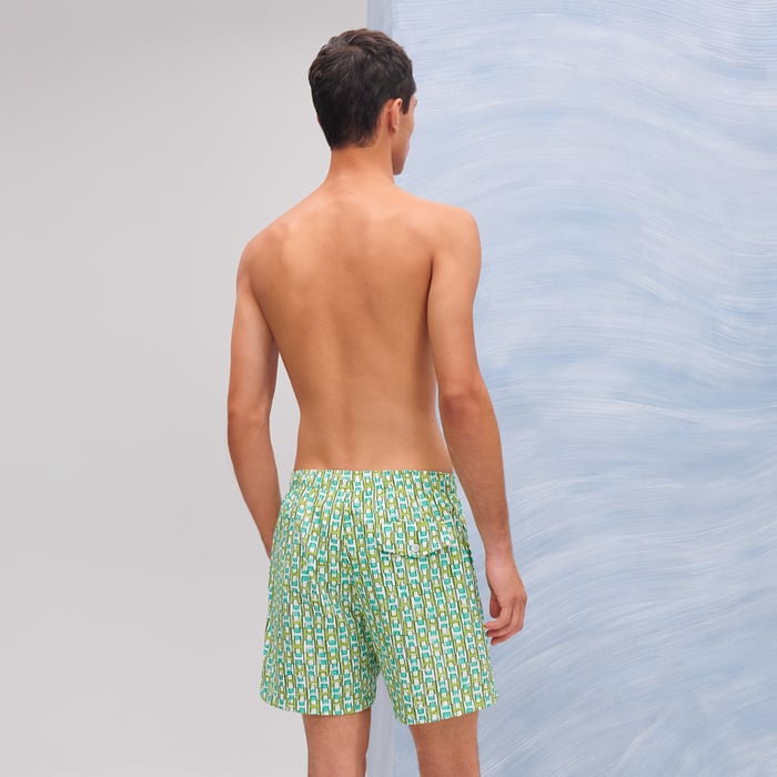 Lagon "Quadri'H" Swim Trunks