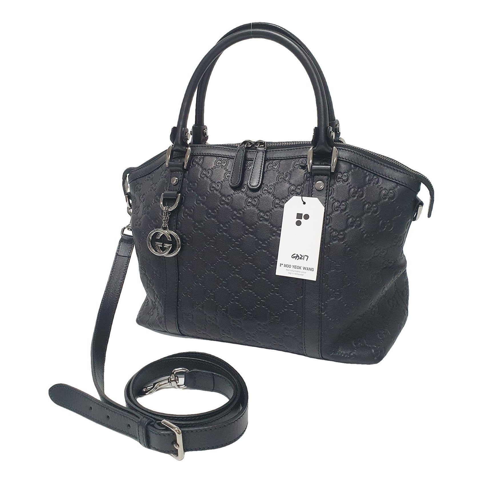Leather handbag