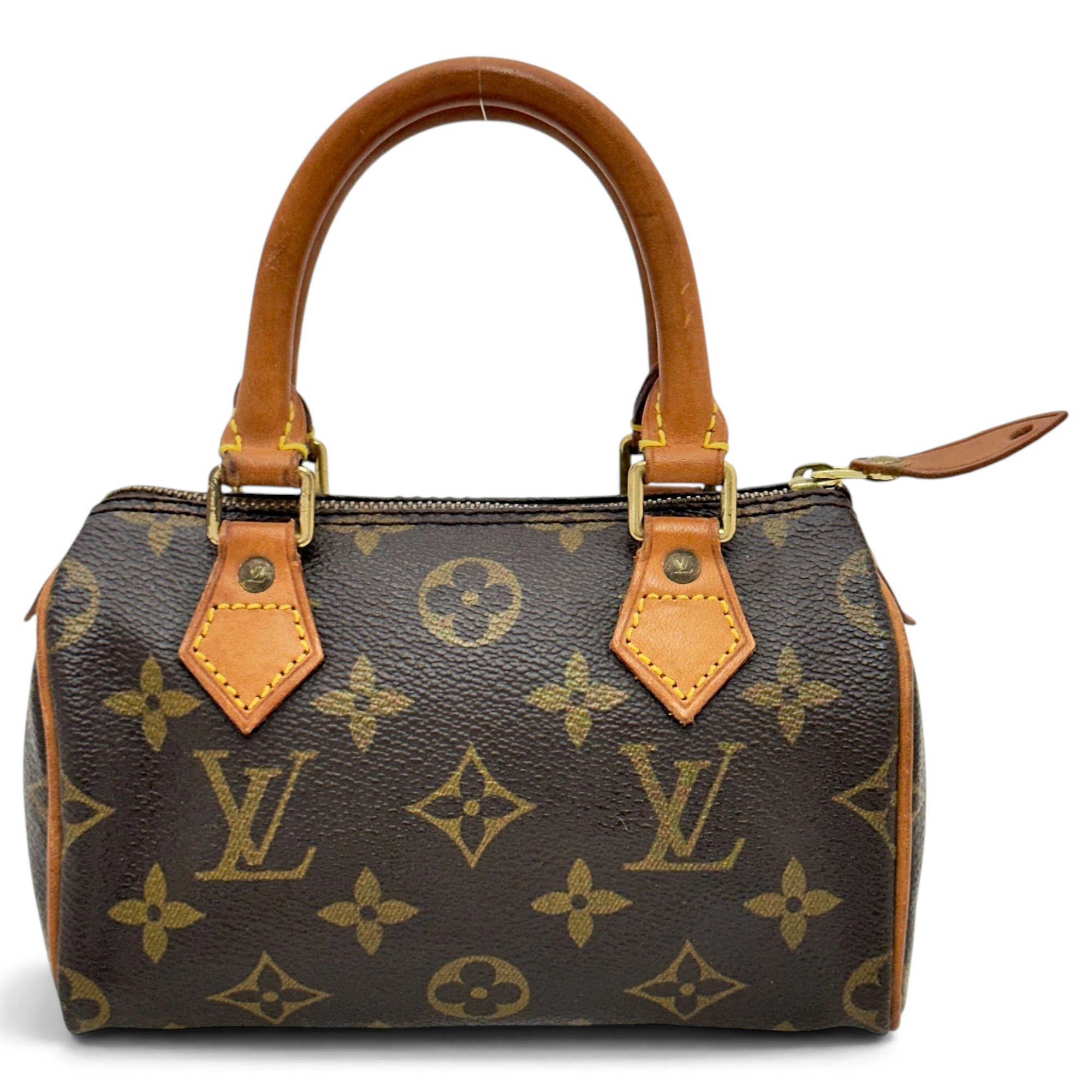 Speedy leather handbag