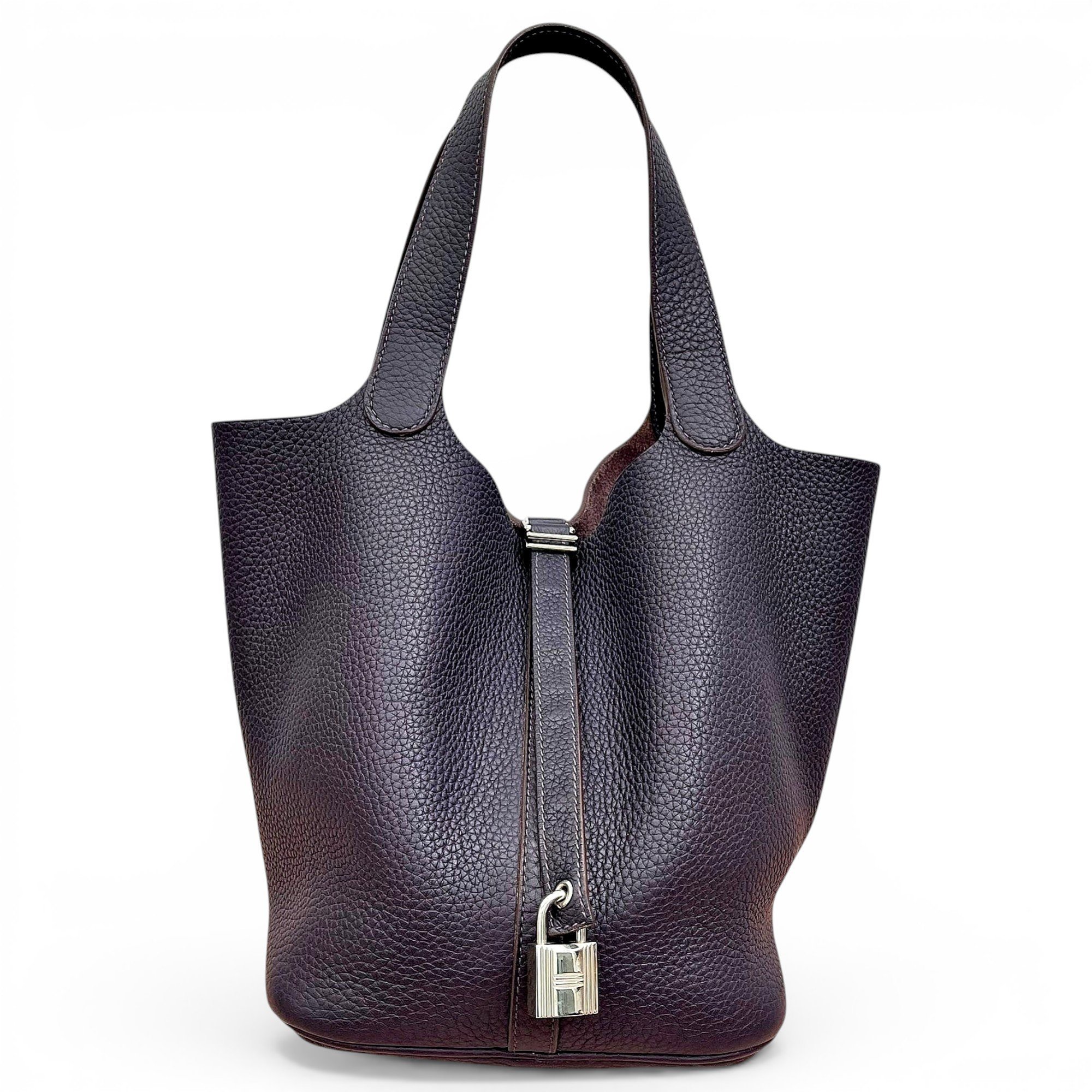 Picotin leather handbag