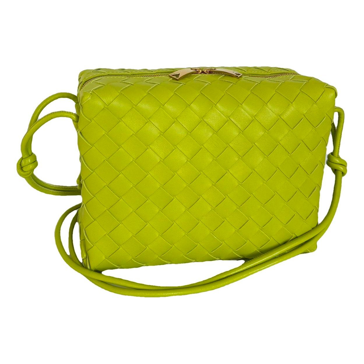 Loop leather handbag