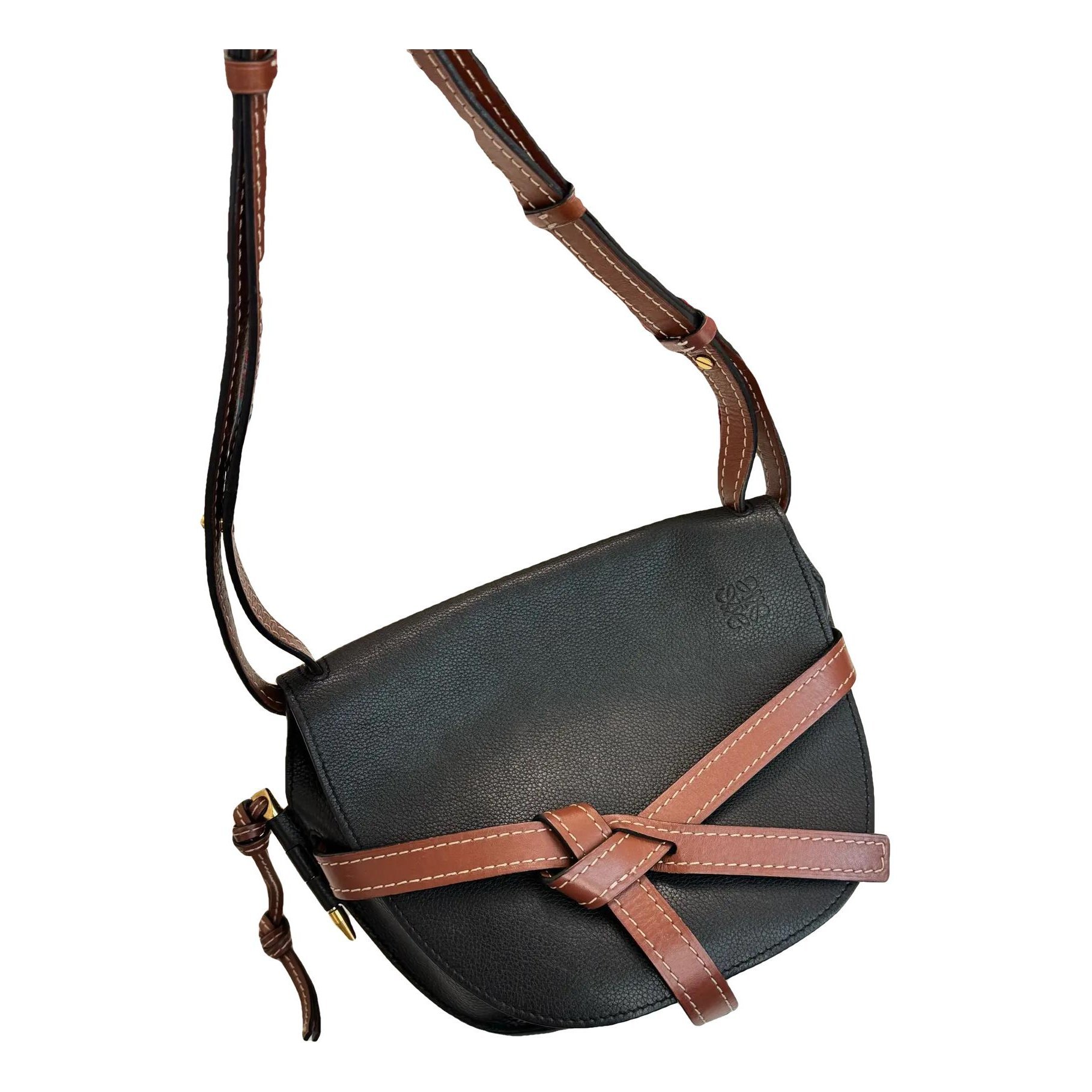 Gate leather crossbody bag