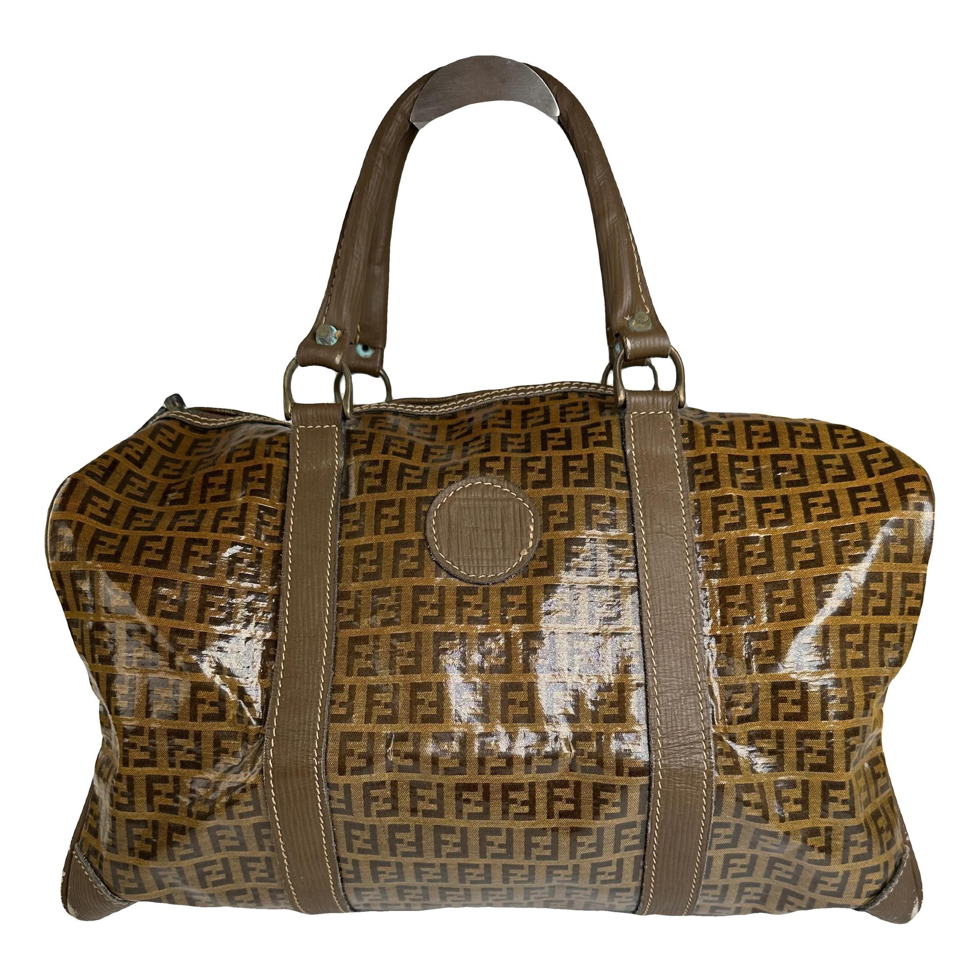 Baguette leather handbag