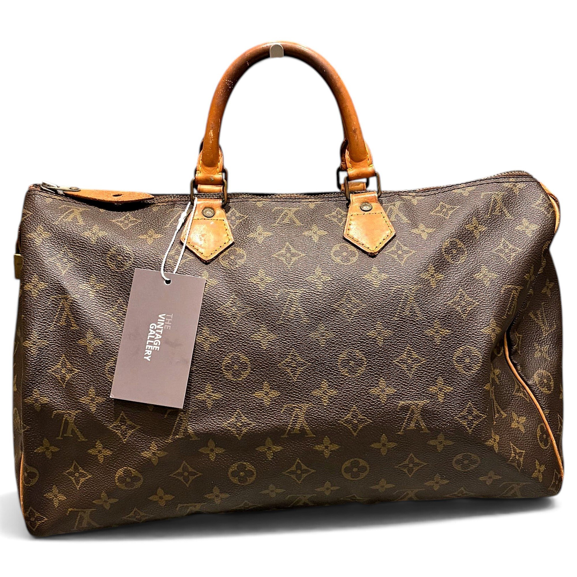 Speedy leather handbag