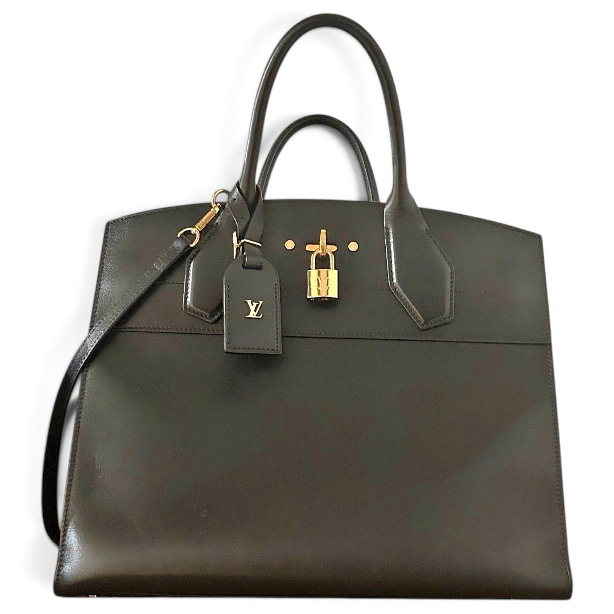 City Steamer leather tote