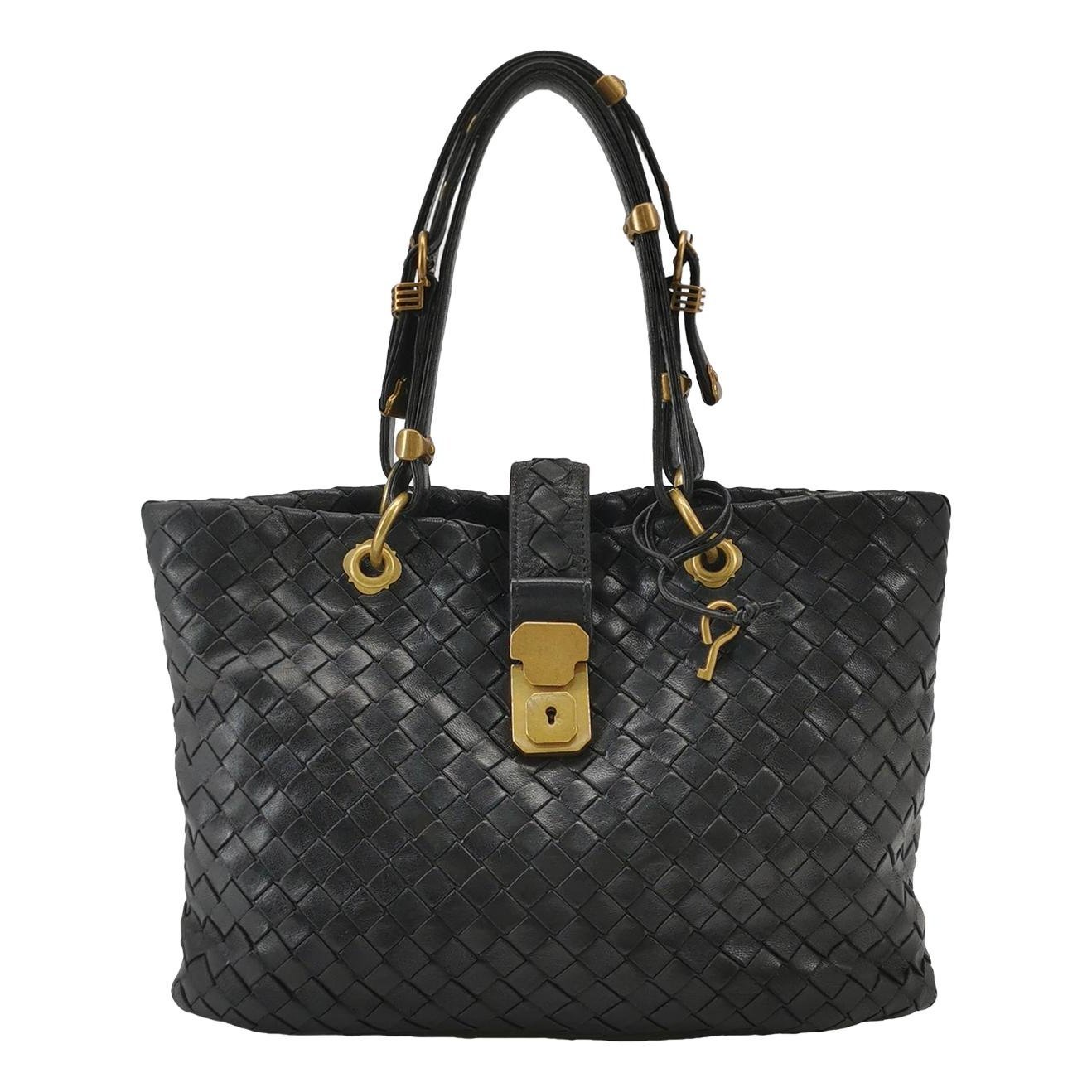 Roma leather tote