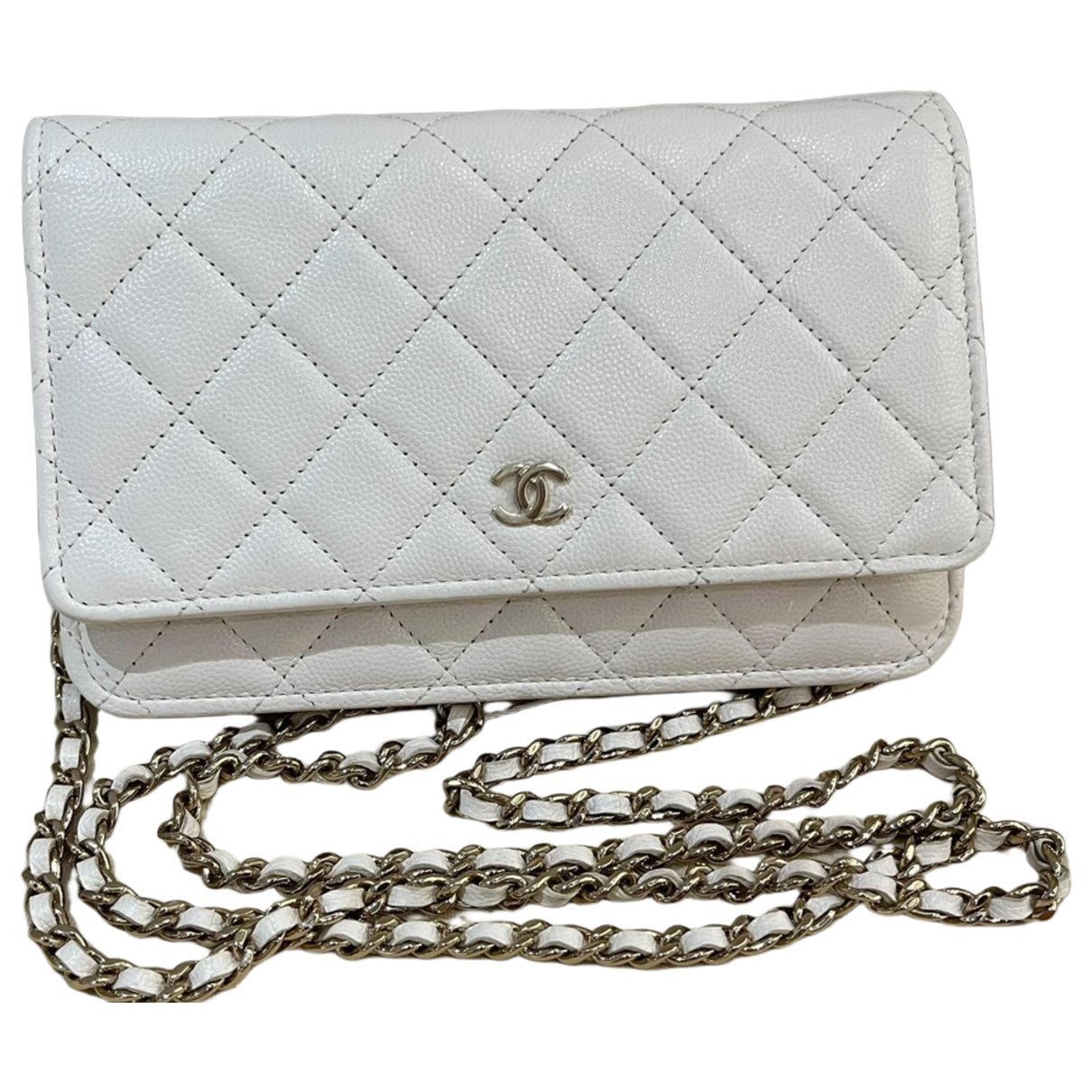 Wallet On Chain Timeless/Classique leather crossbody bag