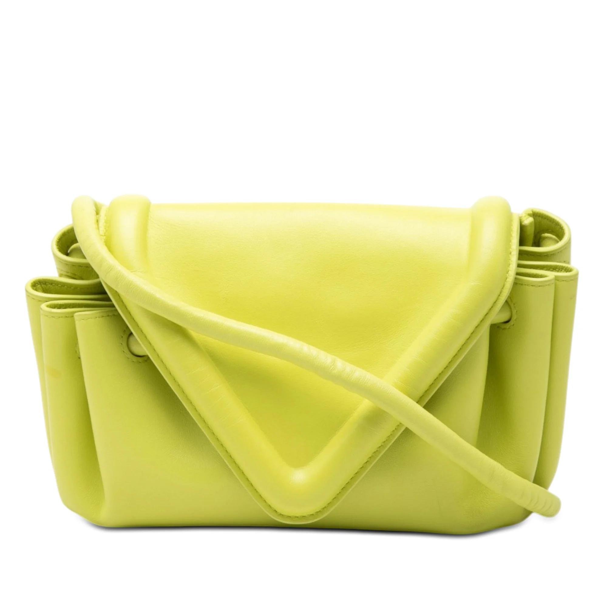 Beak leather crossbody bag