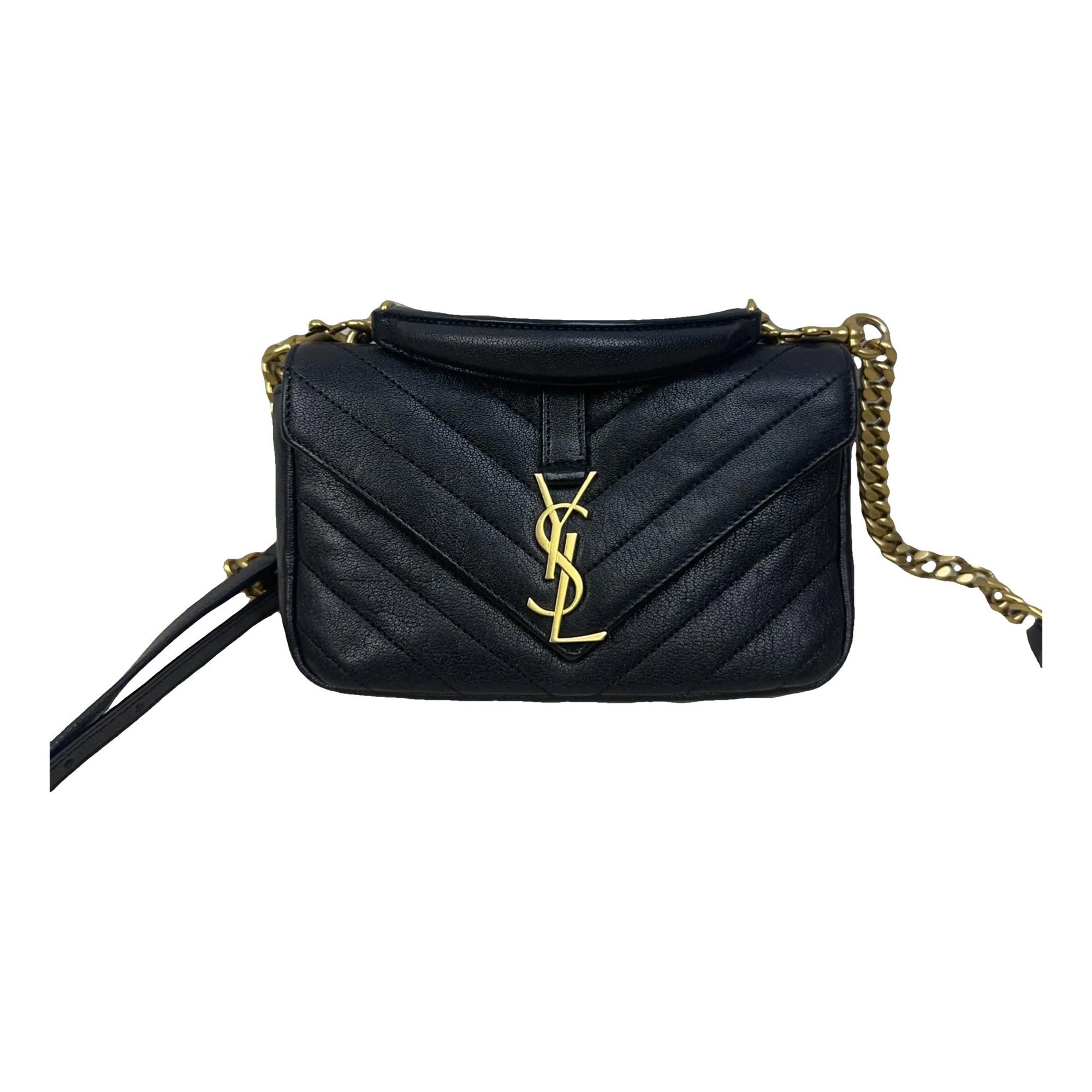 Collége monogramme leather handbag
