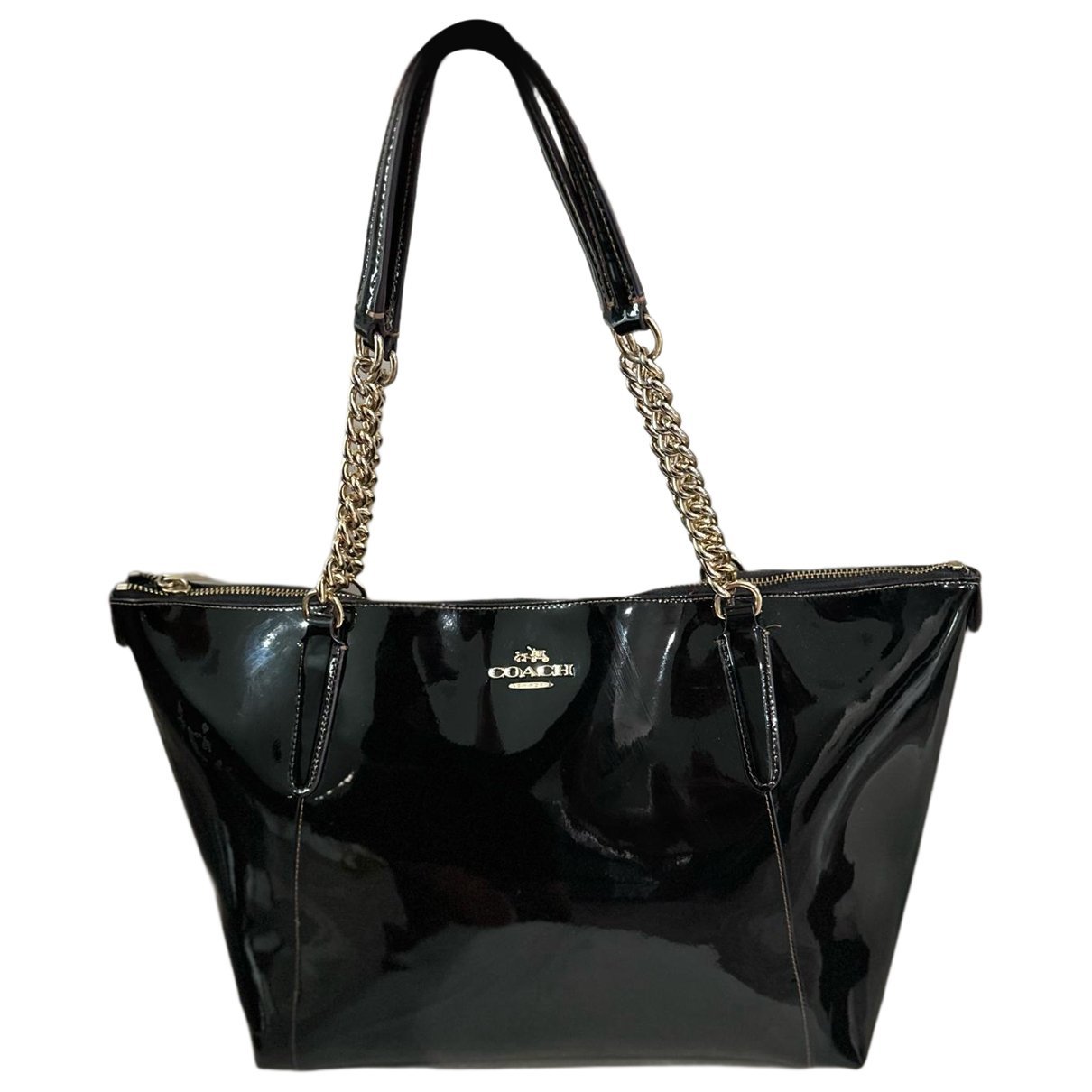 Coach Patent leather tote