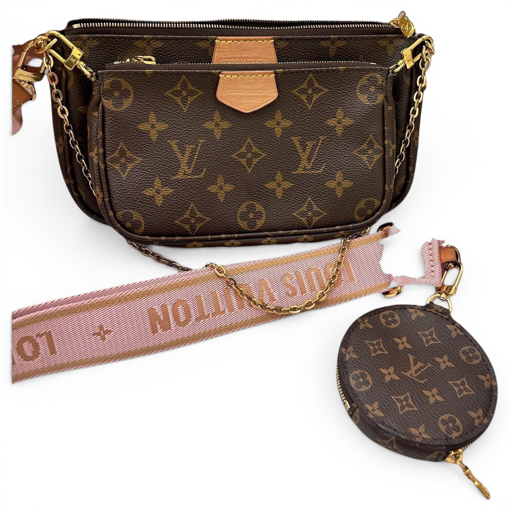 Multi Pochette Accessoires leather handbag