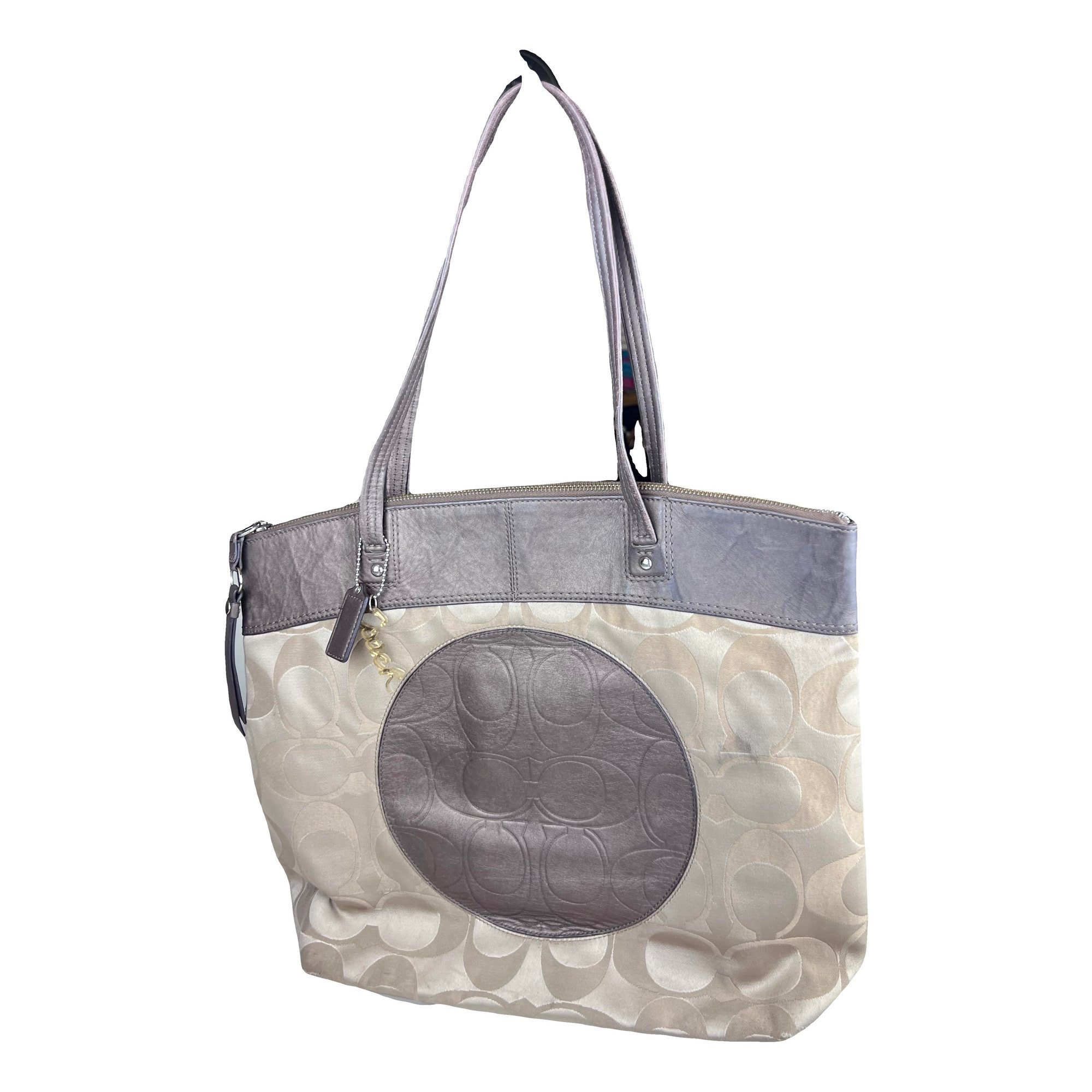 Leather tote