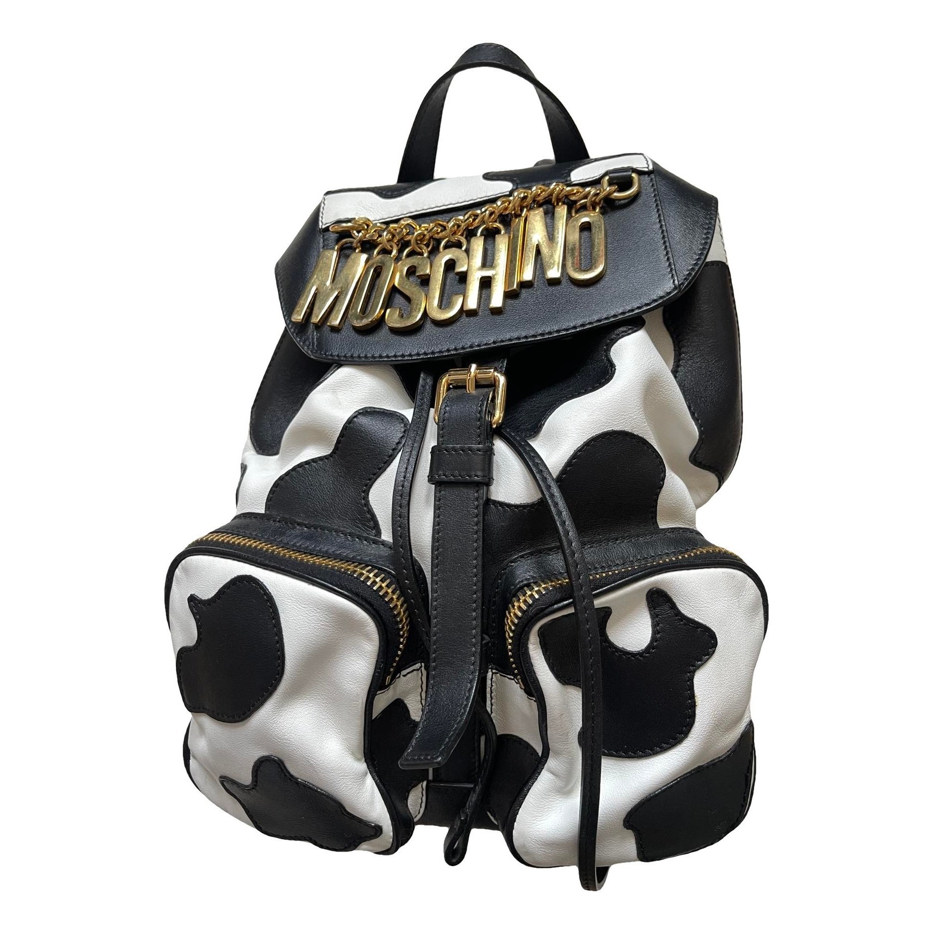 Leather backpack