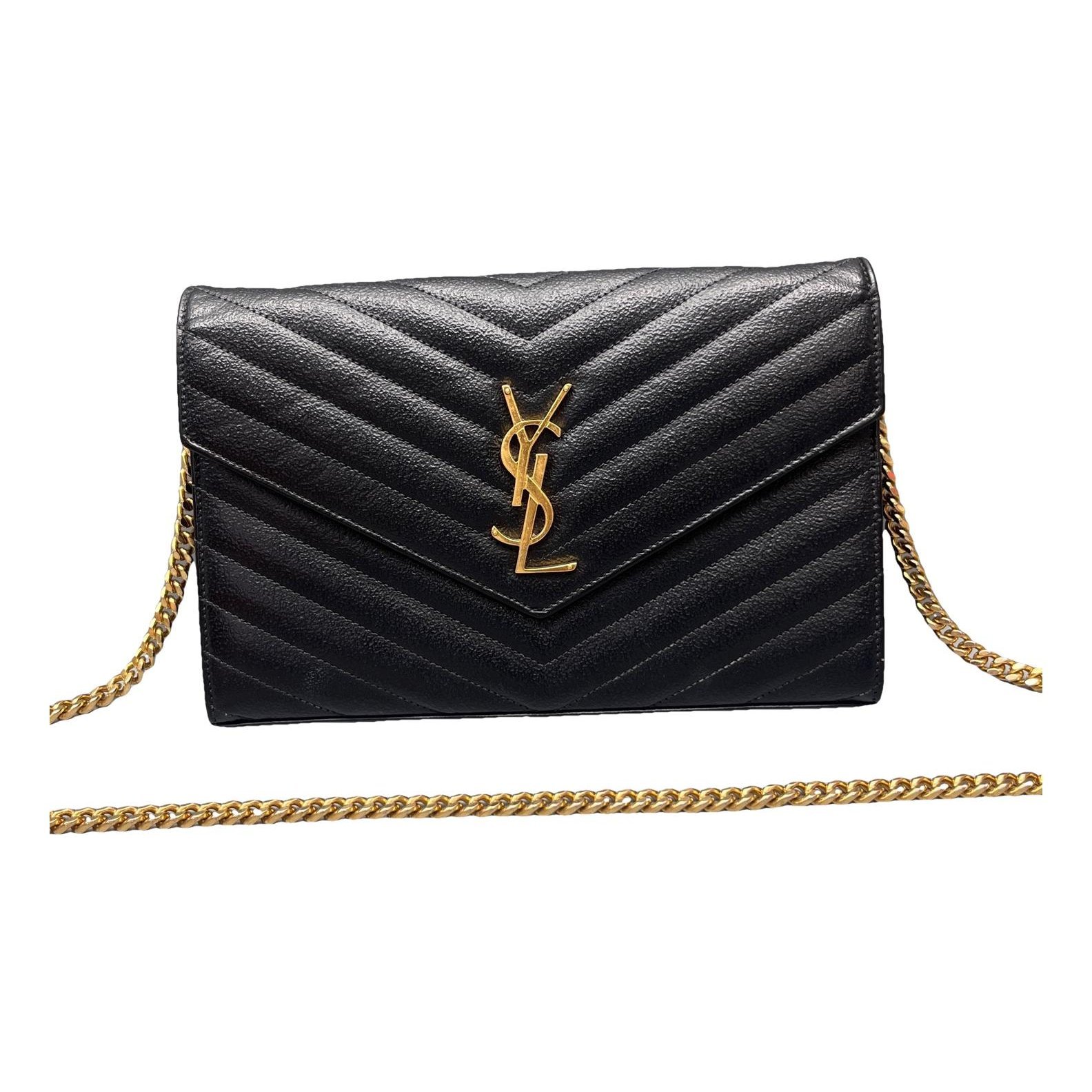 Portefeuille enveloppe leather handbag