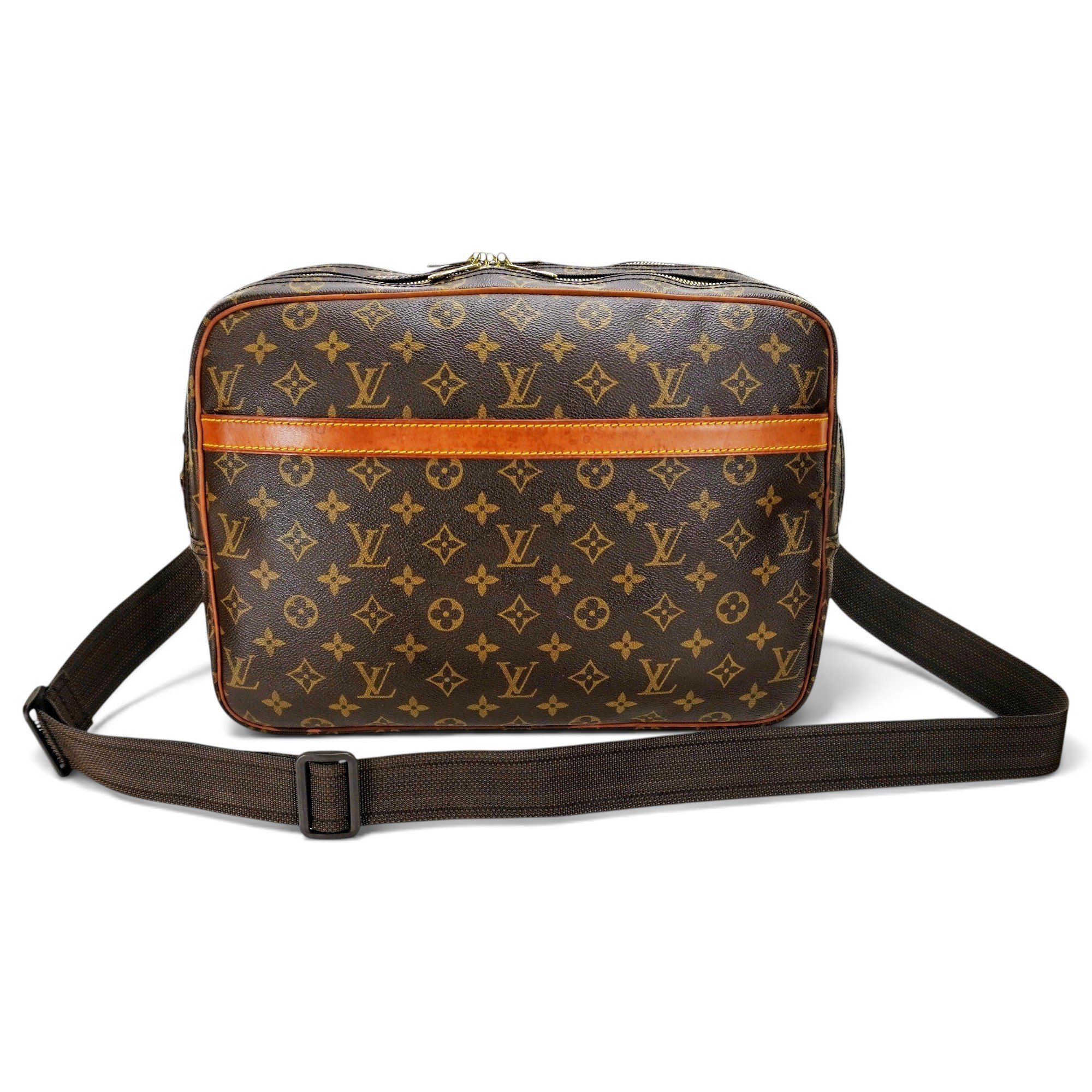 Reporter leather crossbody bag