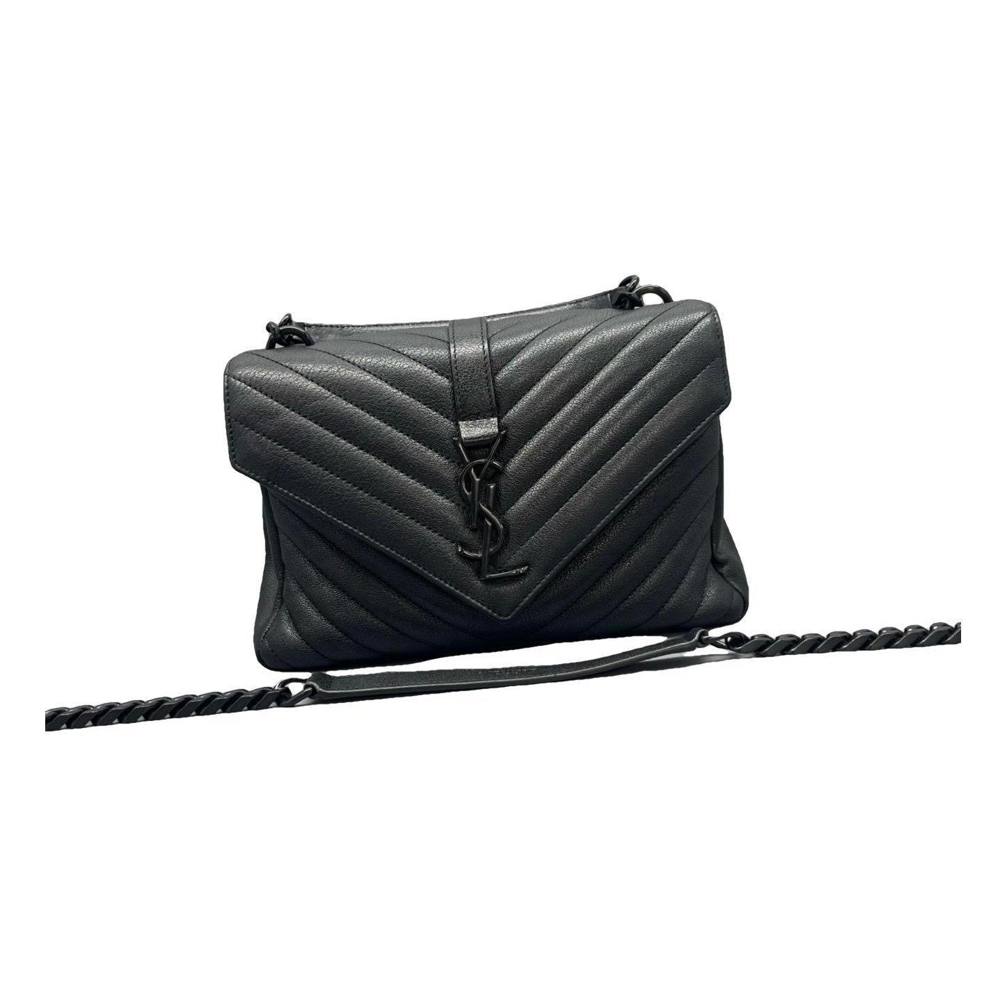 Collége monogramme leather handbag