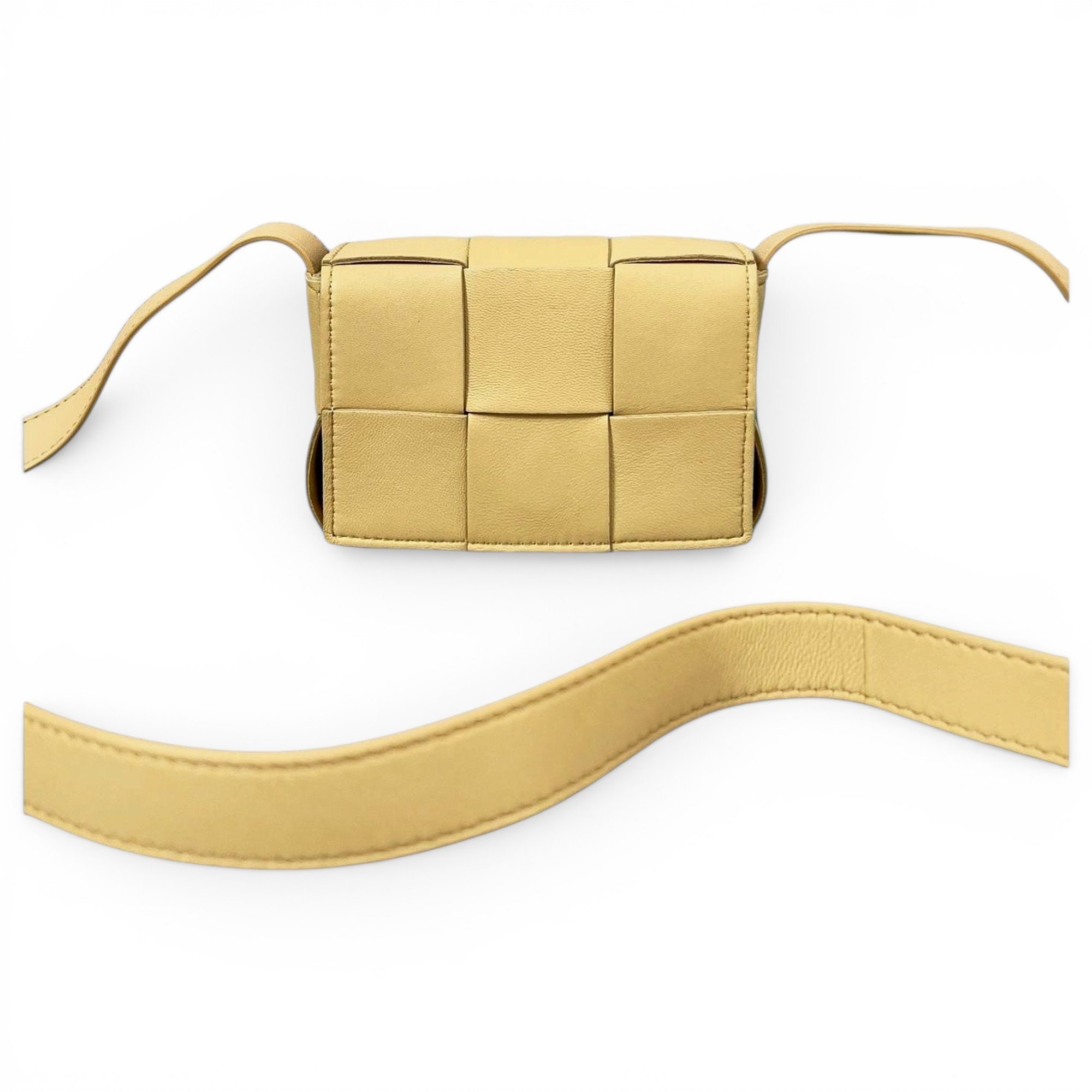 Cassette leather handbag