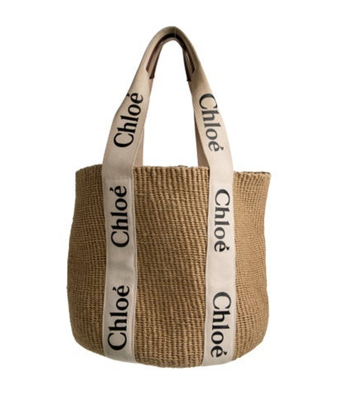 Chloe Raffia Tote