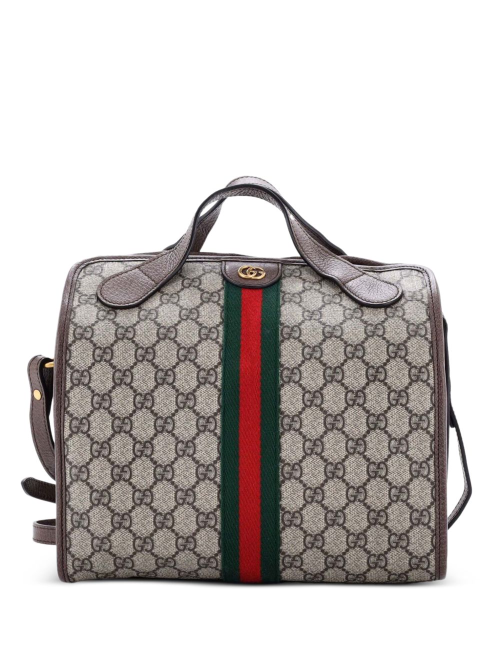 Ophidia Fold Over Duffle Bag GG Coated Canvas Mini travel bag