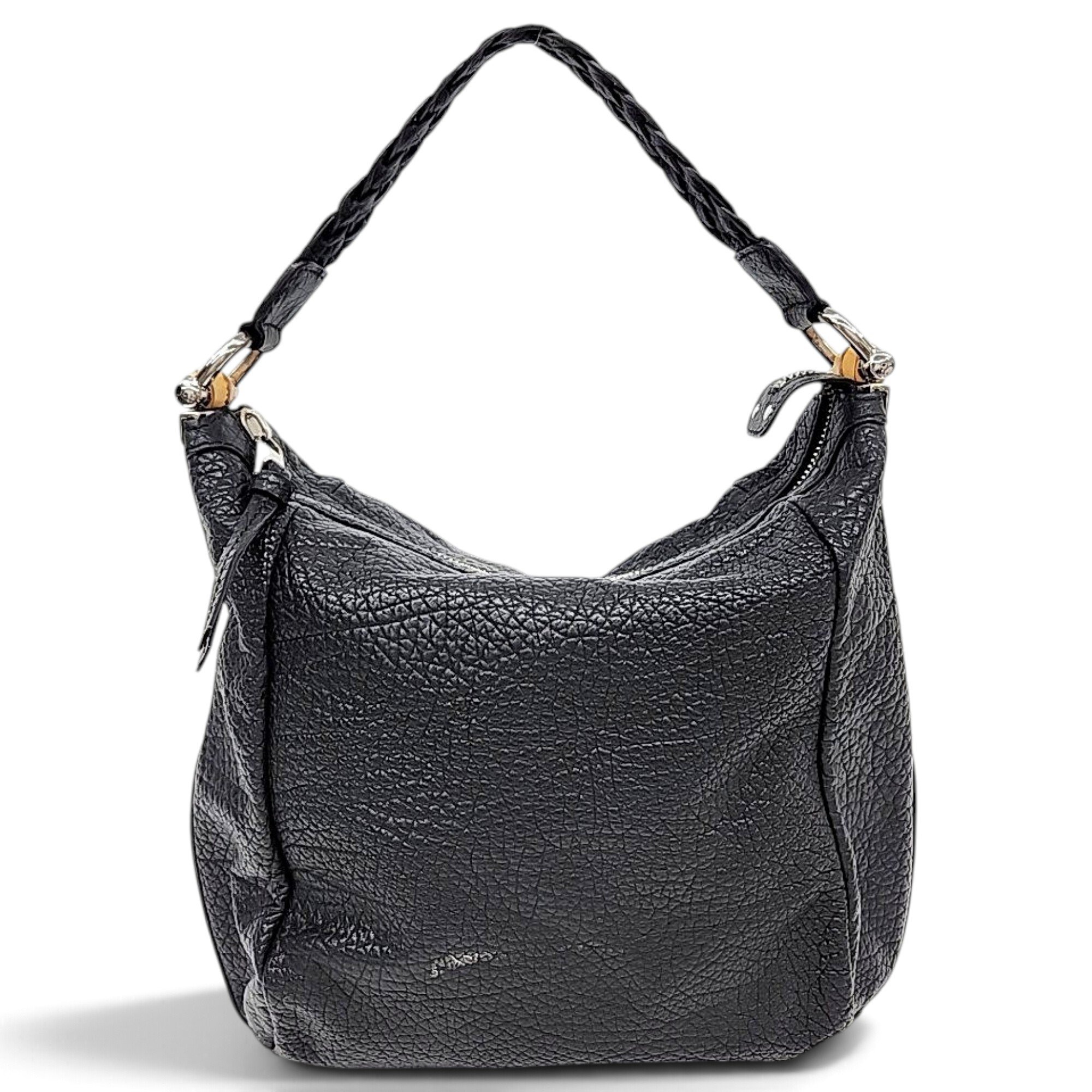Hobo leather handbag