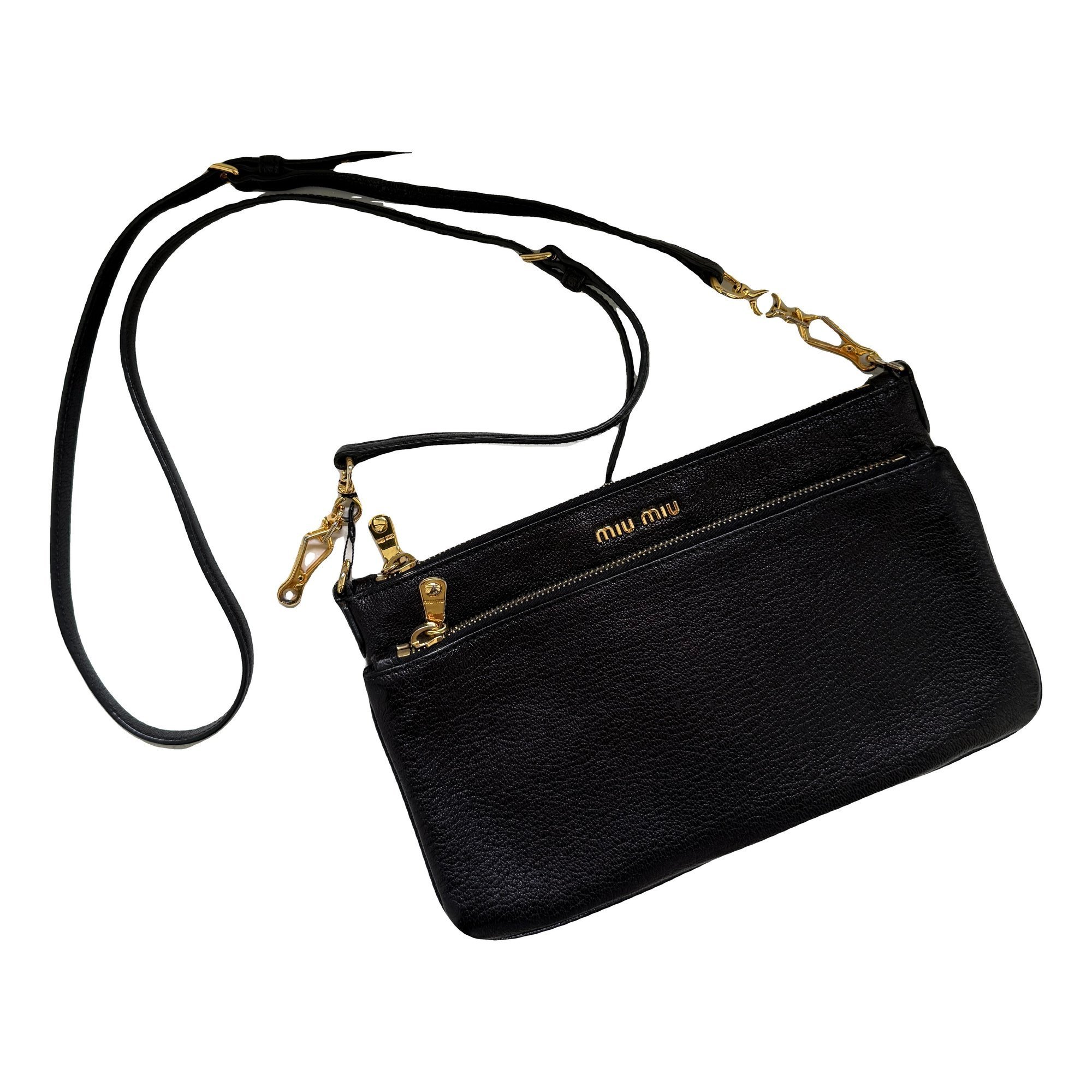 Leather crossbody bag