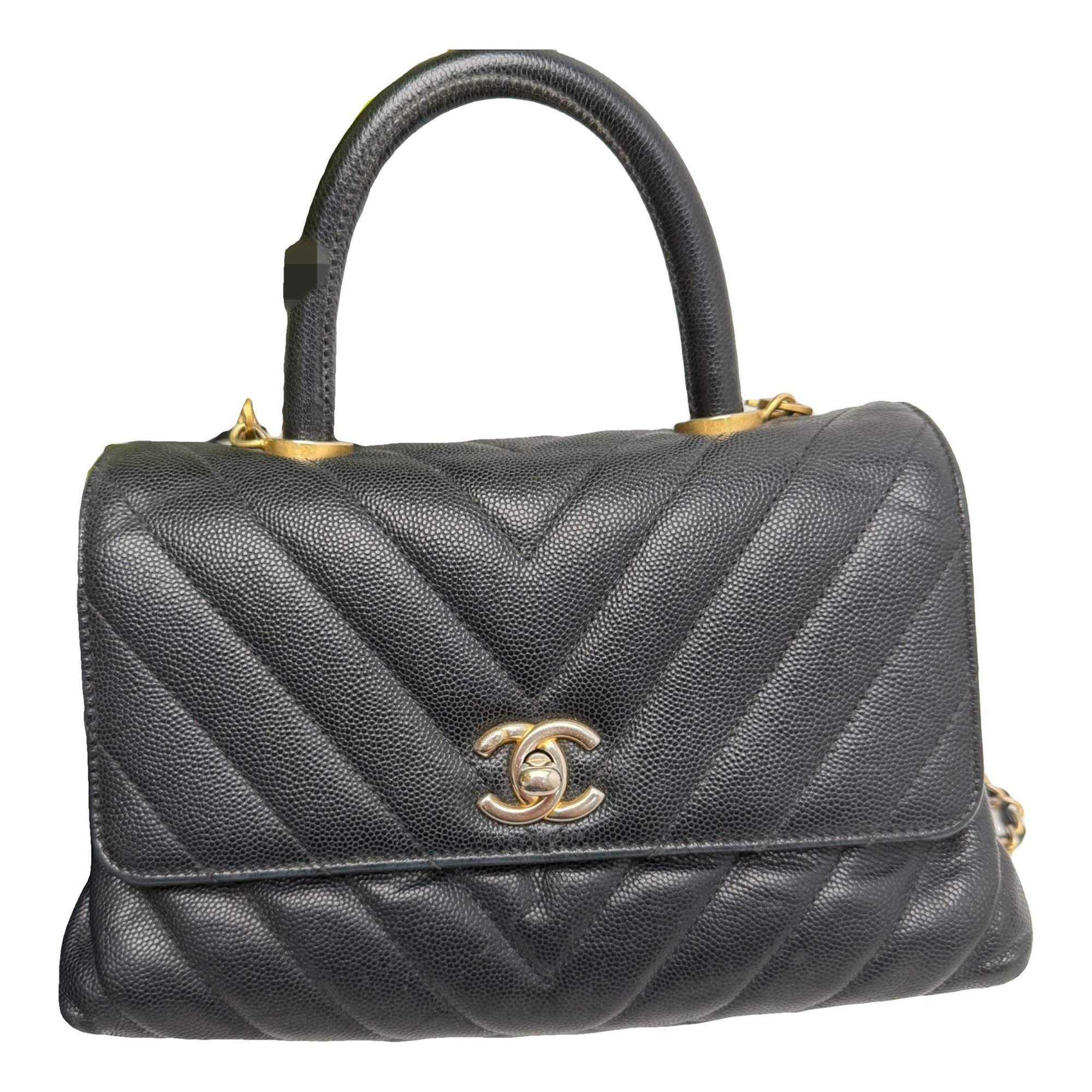 Coco Handle leather handbag