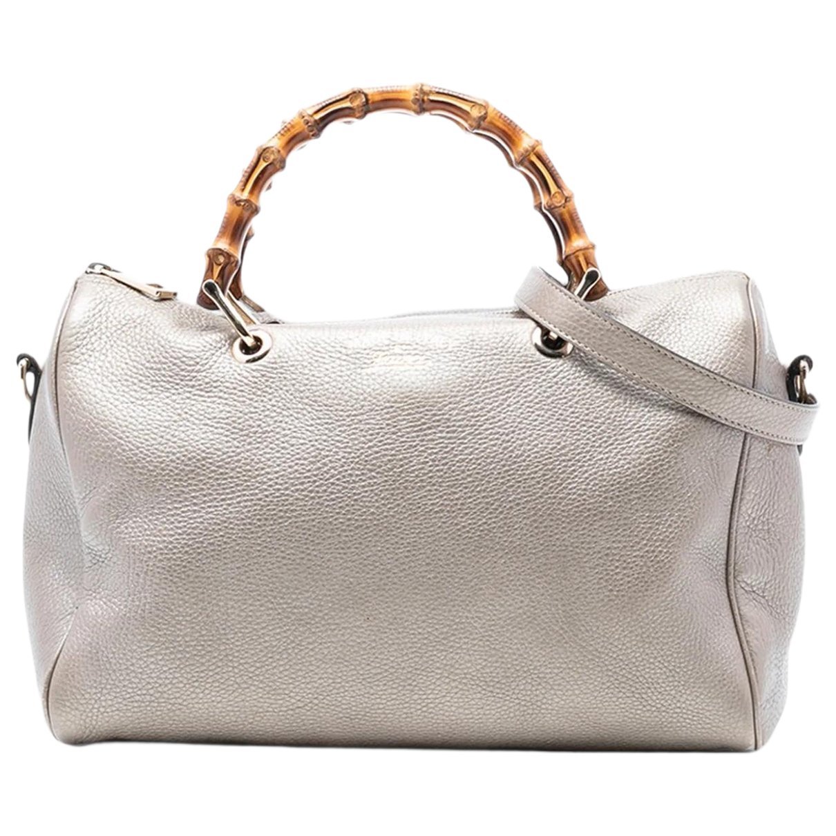 Bamboo leather tote