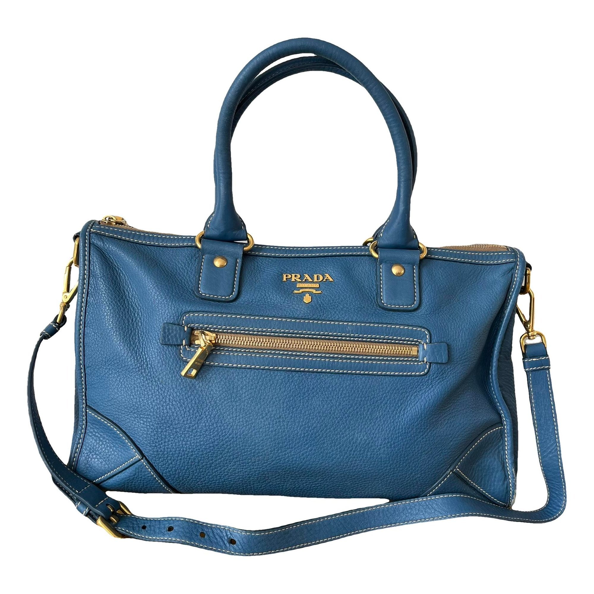 Bowling leather handbag