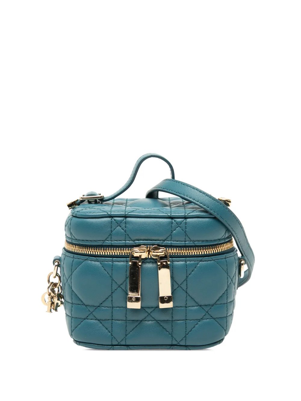 2010-2026 Micro Lambskin Cannage Lady Dior Vanity Case satchel