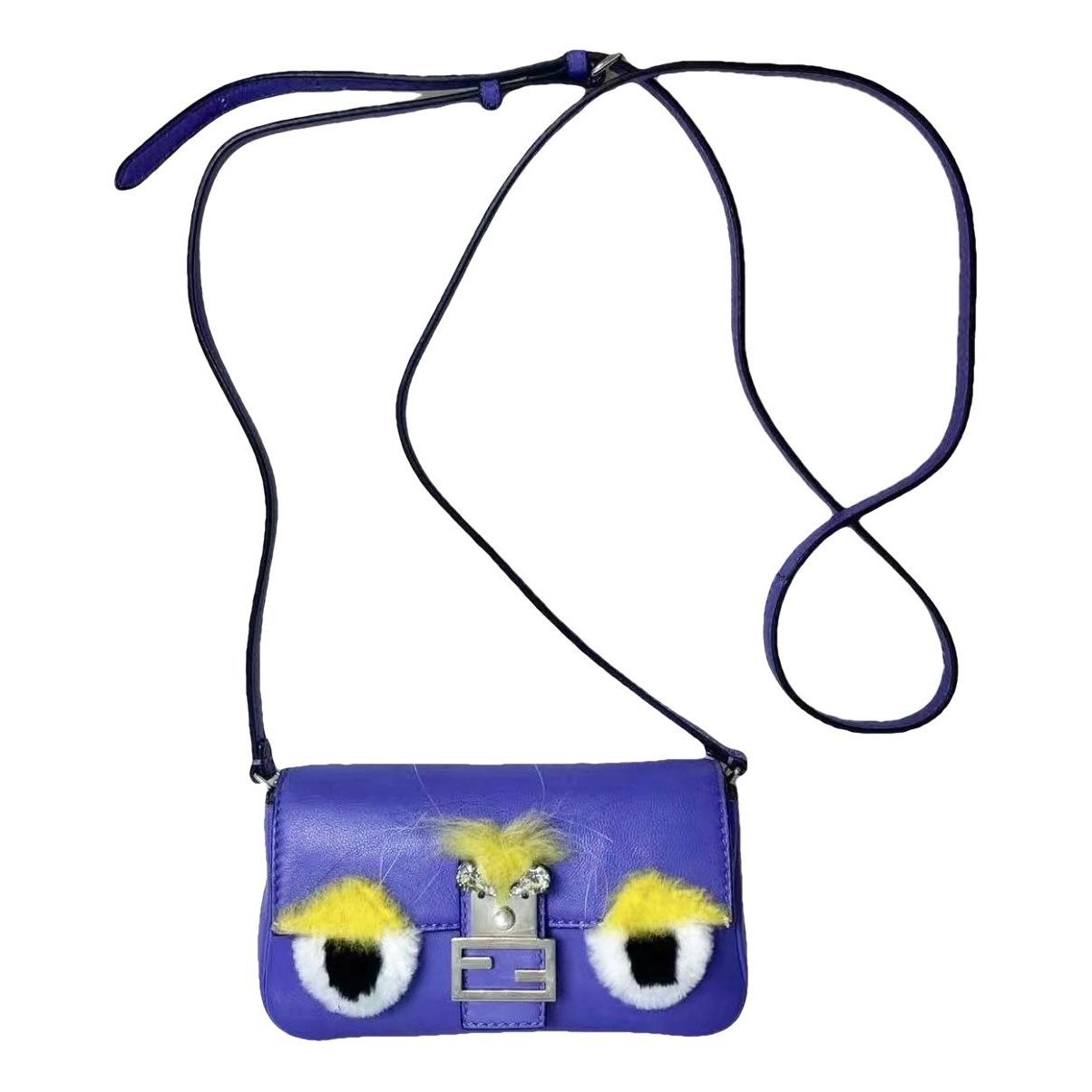 Baguette leather crossbody bag