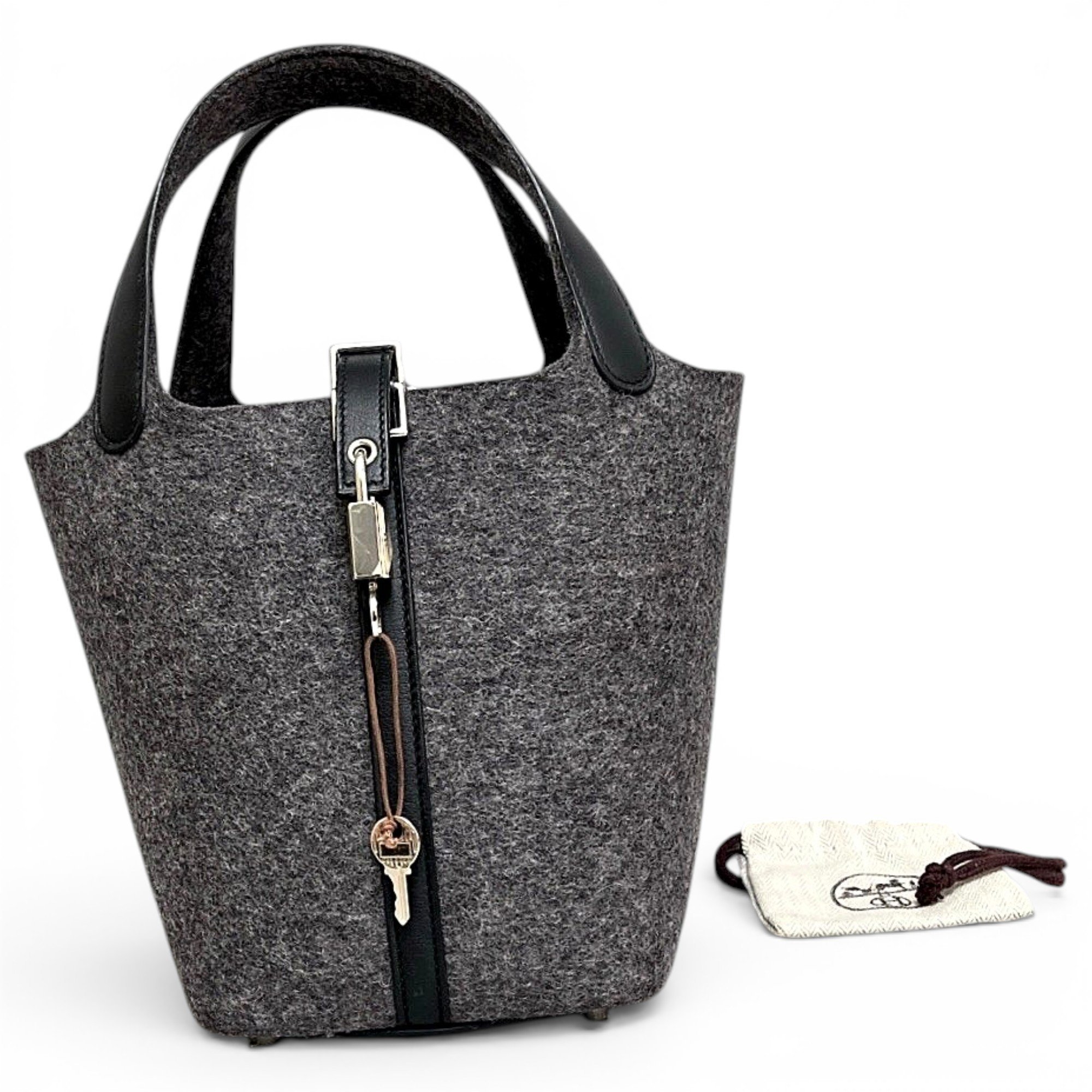 Picotin leather handbag