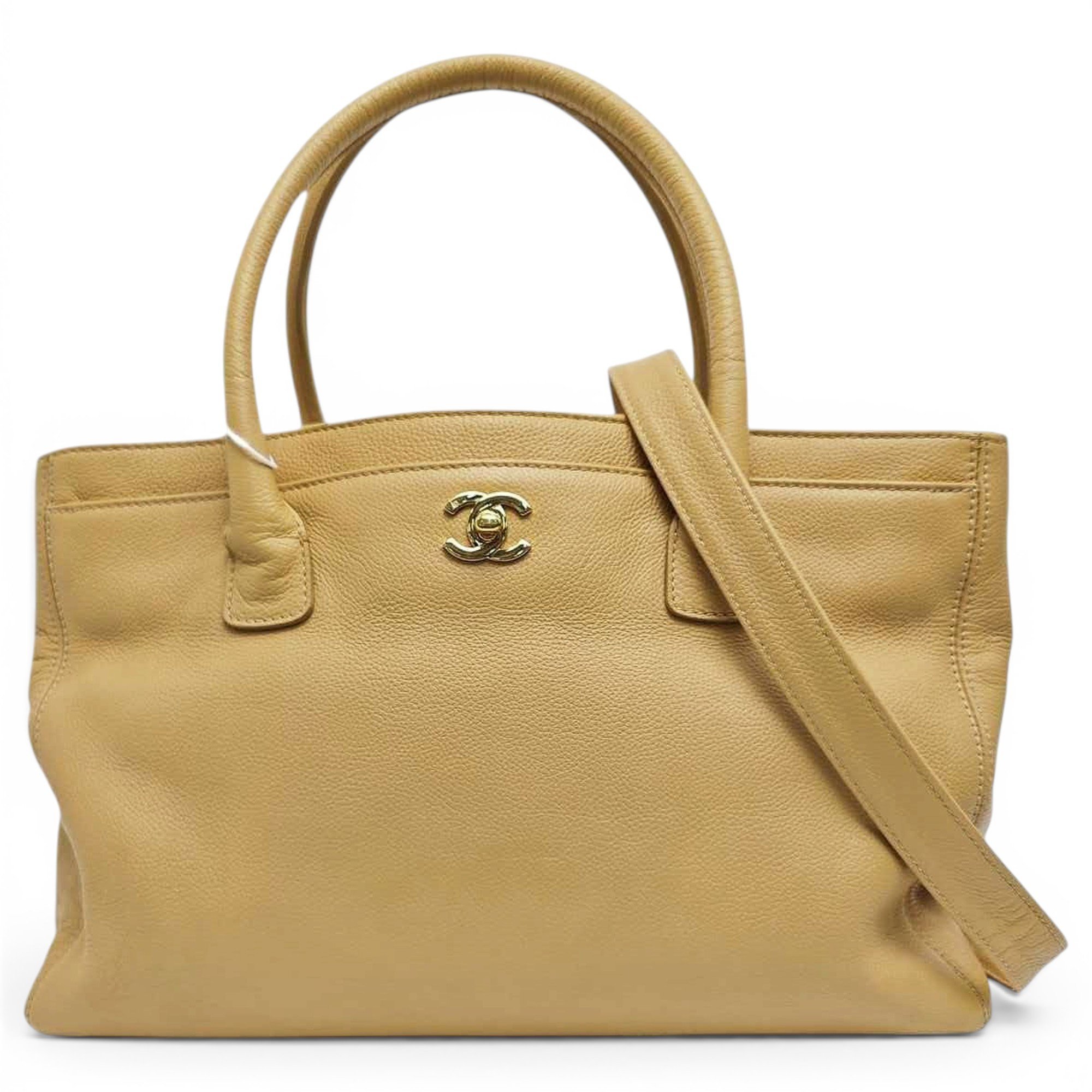 Executive leather tote