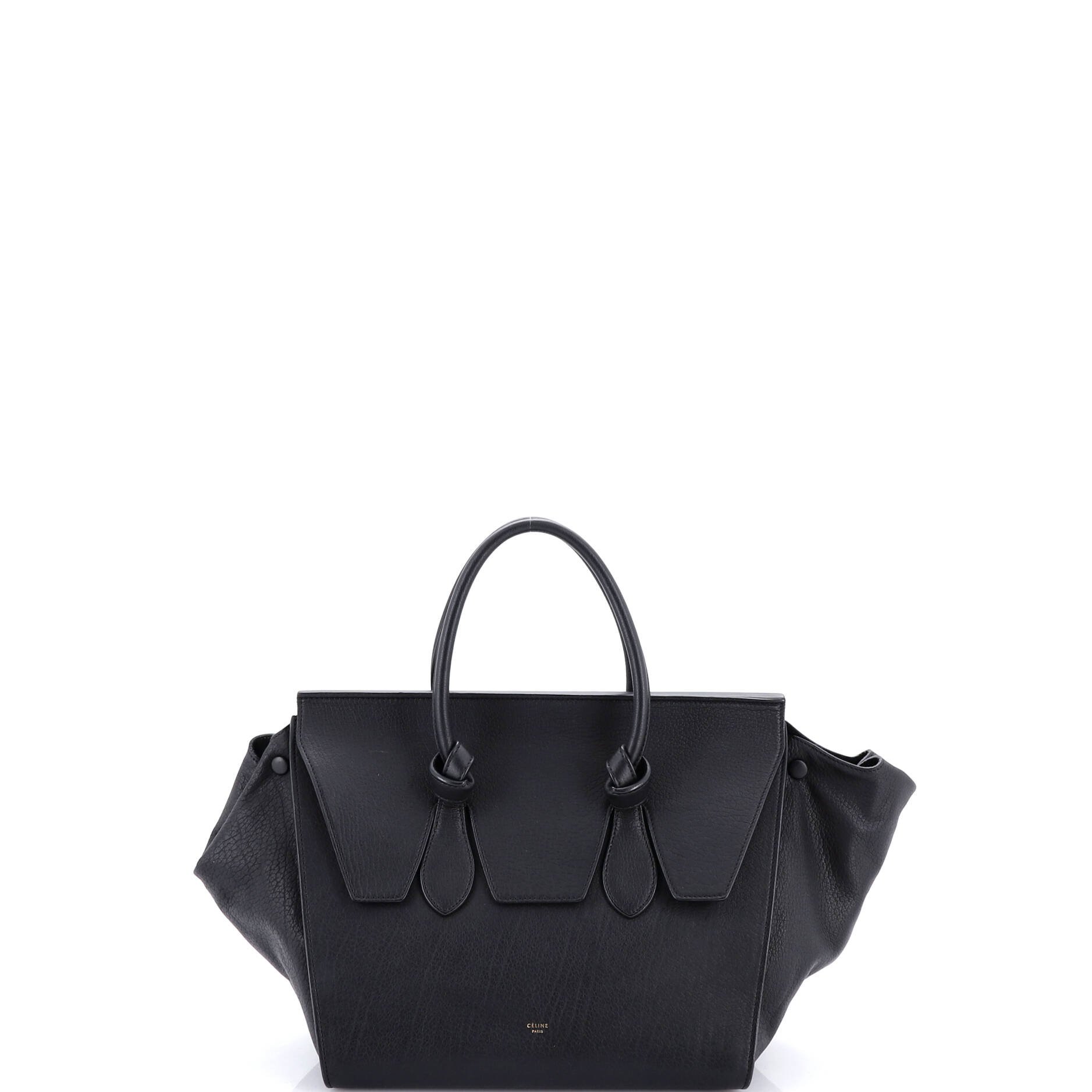 Celine Tie Knot Tote Grainy Leather Small