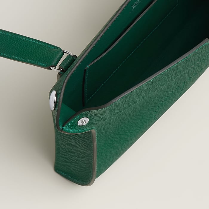 Vert Moyen Hermès Videpoches Bag