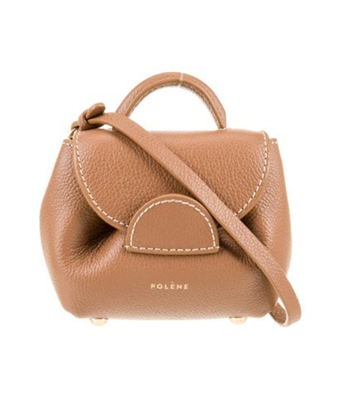 Polene Leather Crossbody Bag