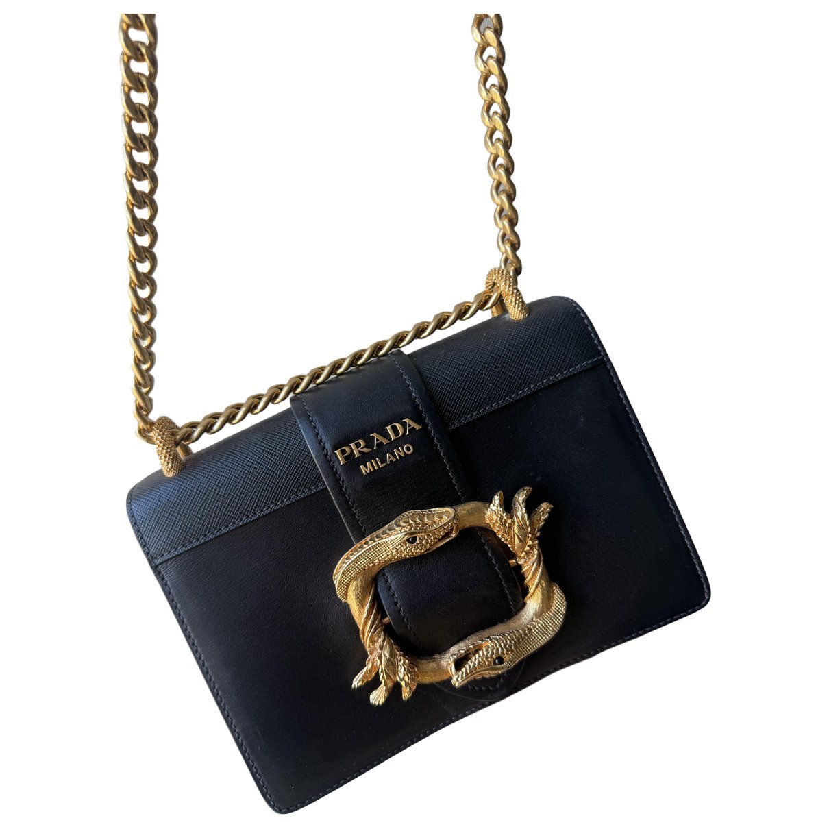 Cahier leather handbag