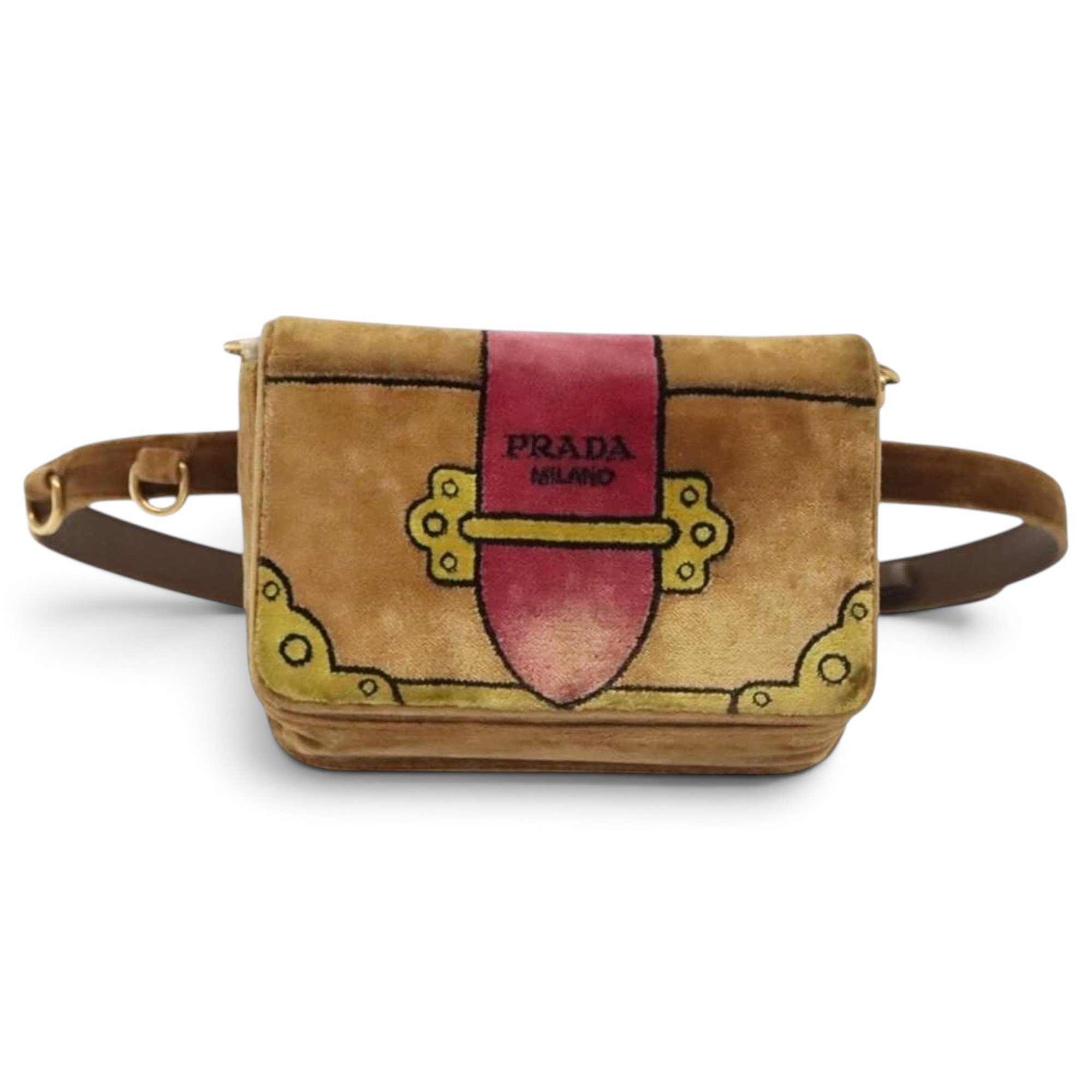 Velvet handbag
