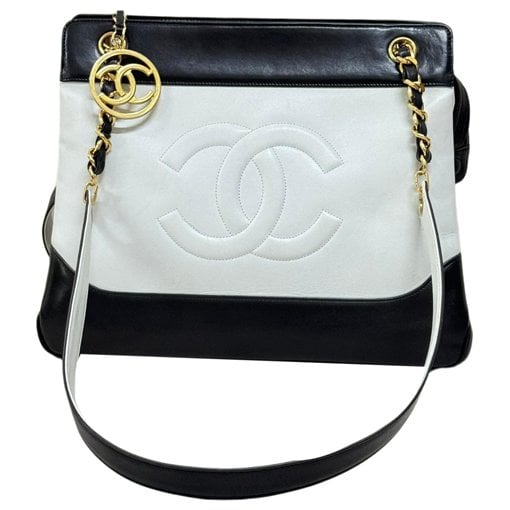 Executive leather tote