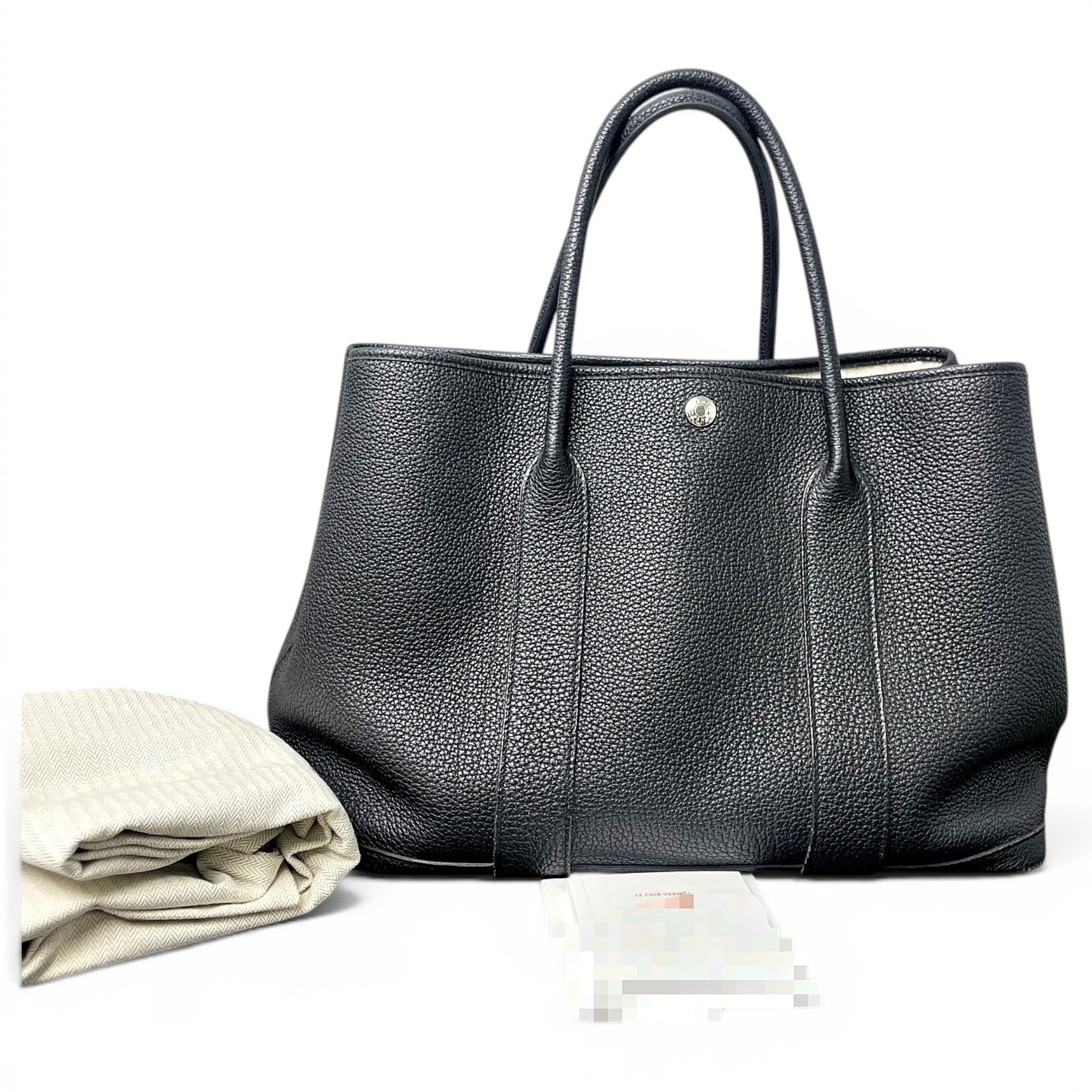 Hermes Garden Party Handbag Black