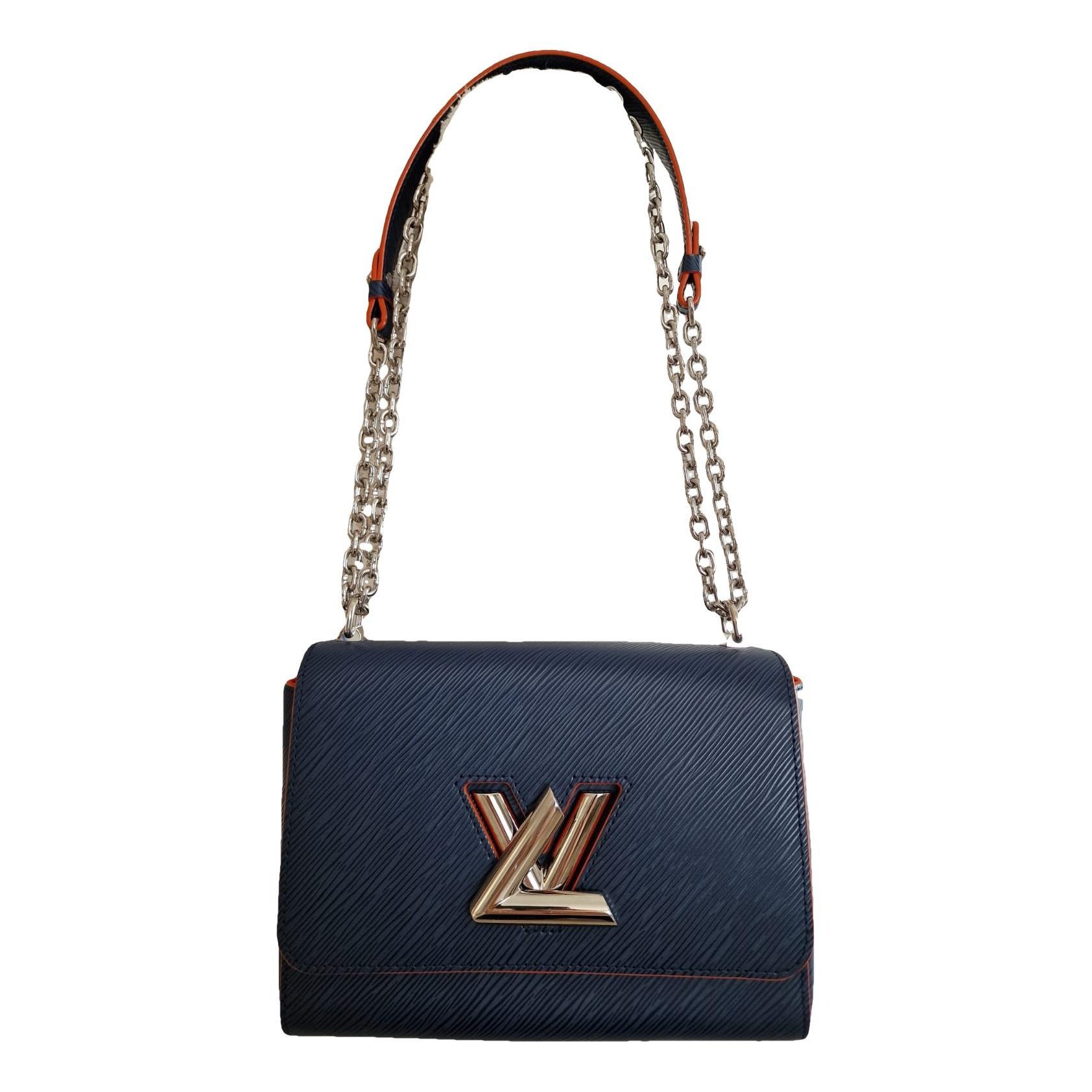 Twist leather handbag