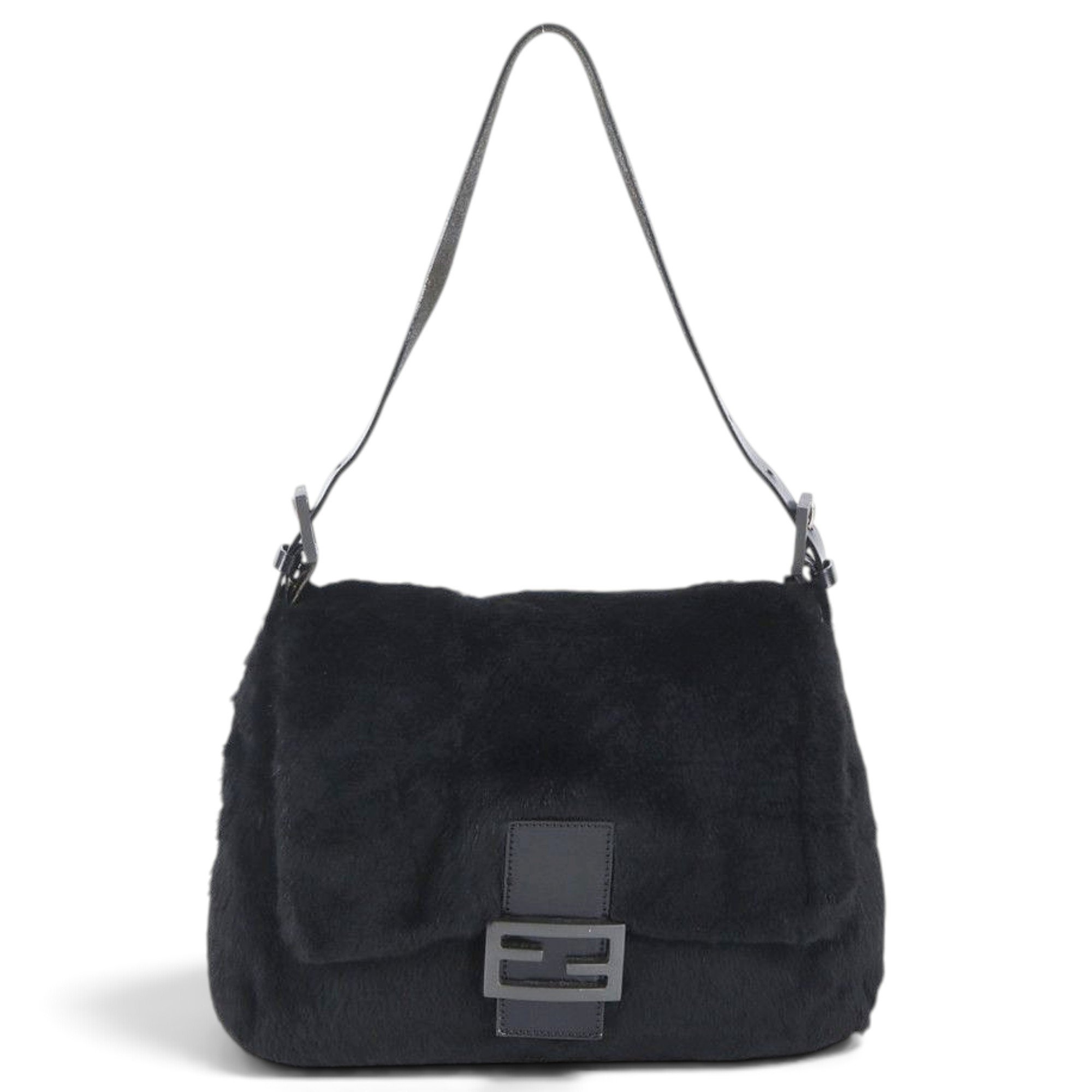 Baguette leather handbag