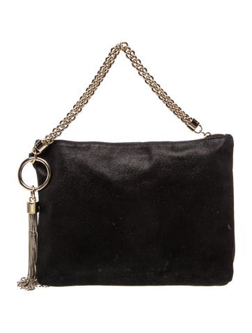 Jimmy Choo Suede Callie Clutch Bag