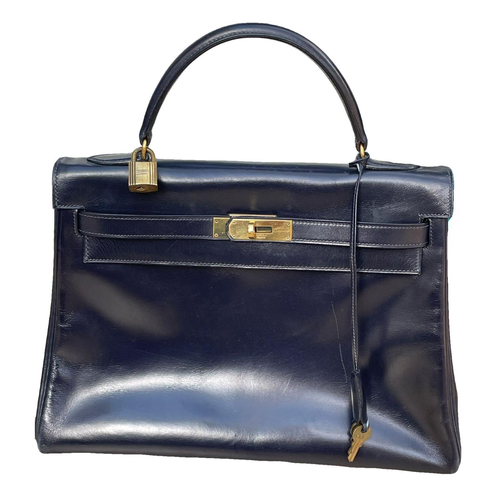 Kelly 32 leather handbag