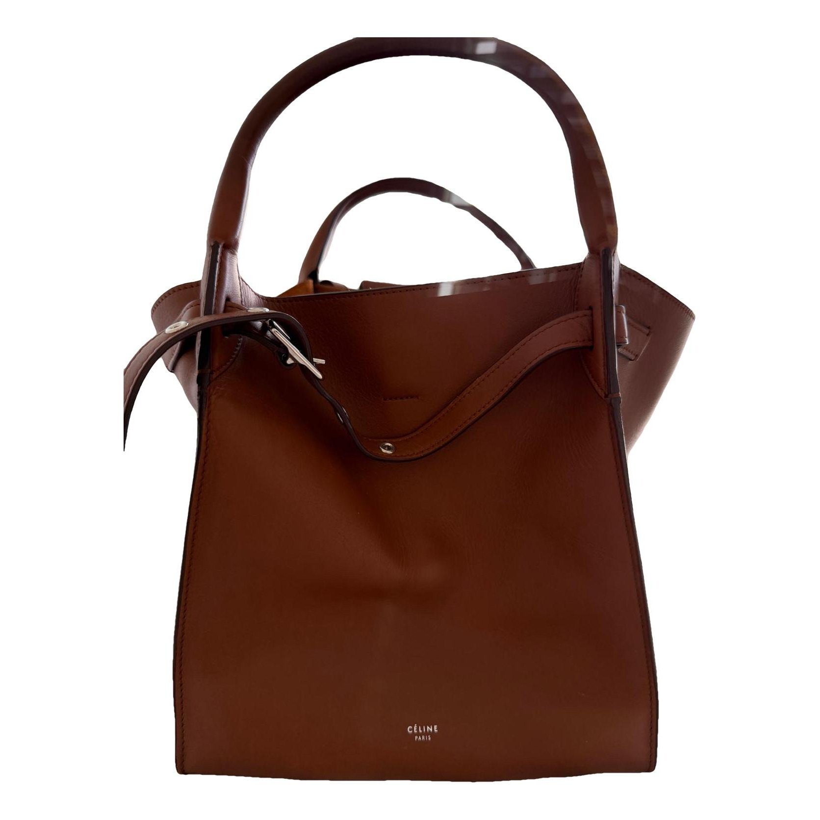 Big Bag leather handbag