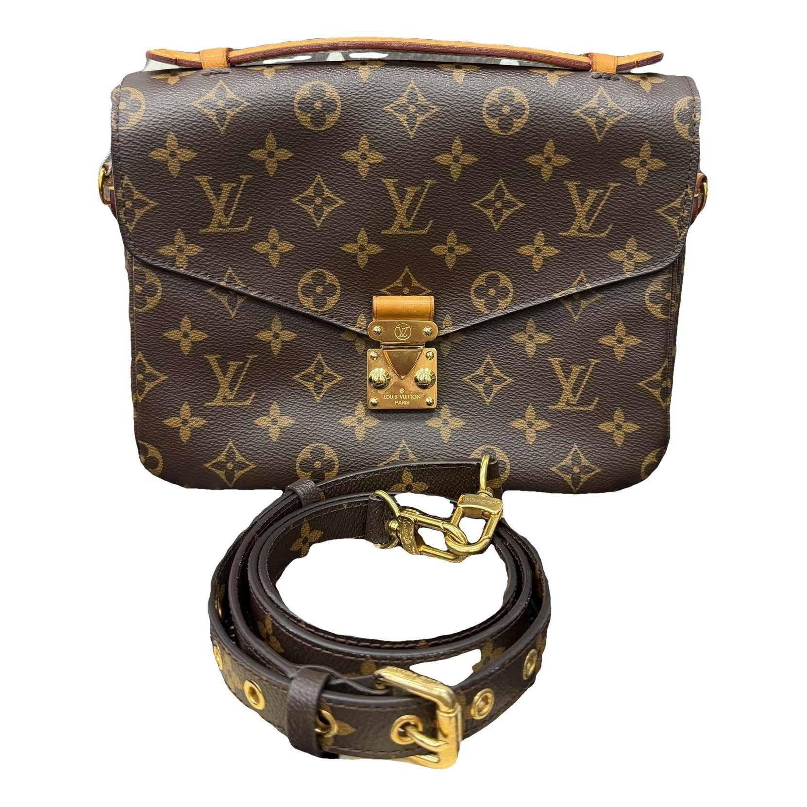 Metis leather handbag