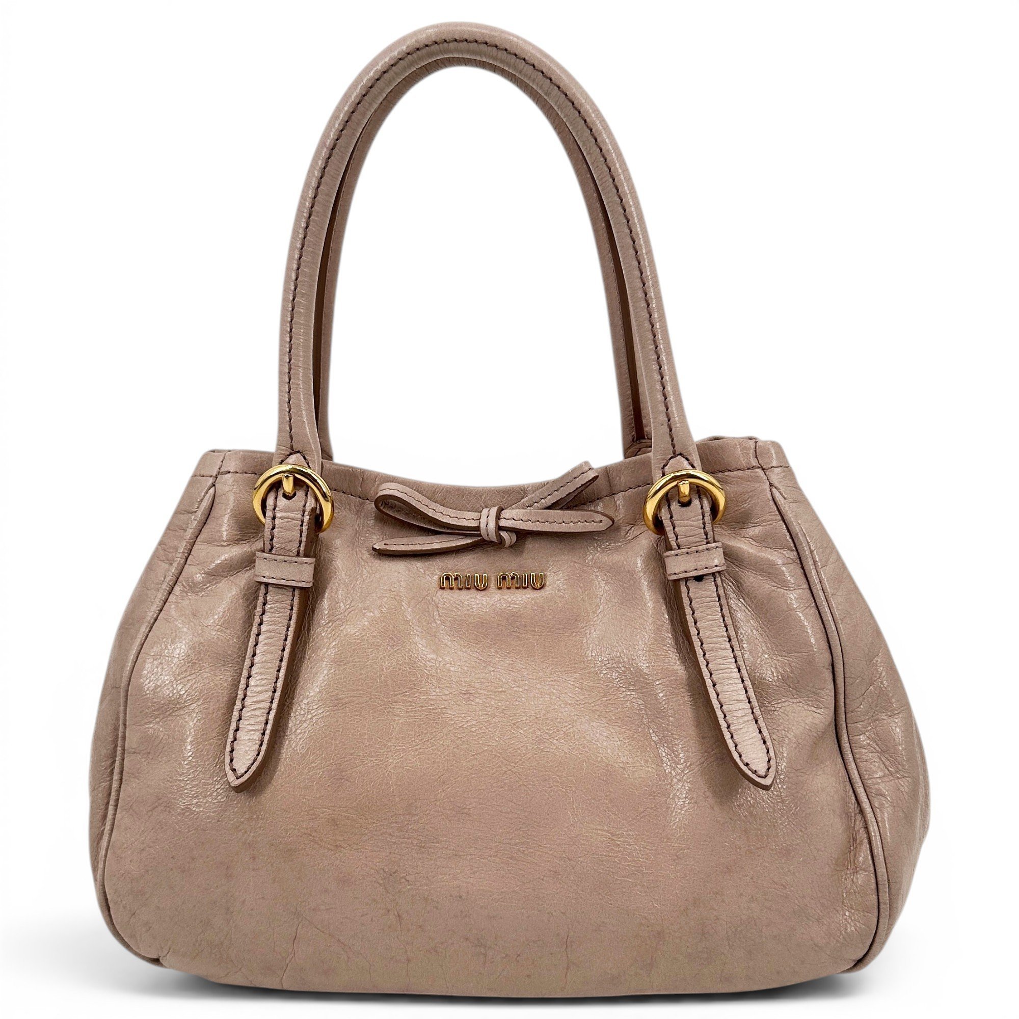 Miu Miu Vitello leather handbag