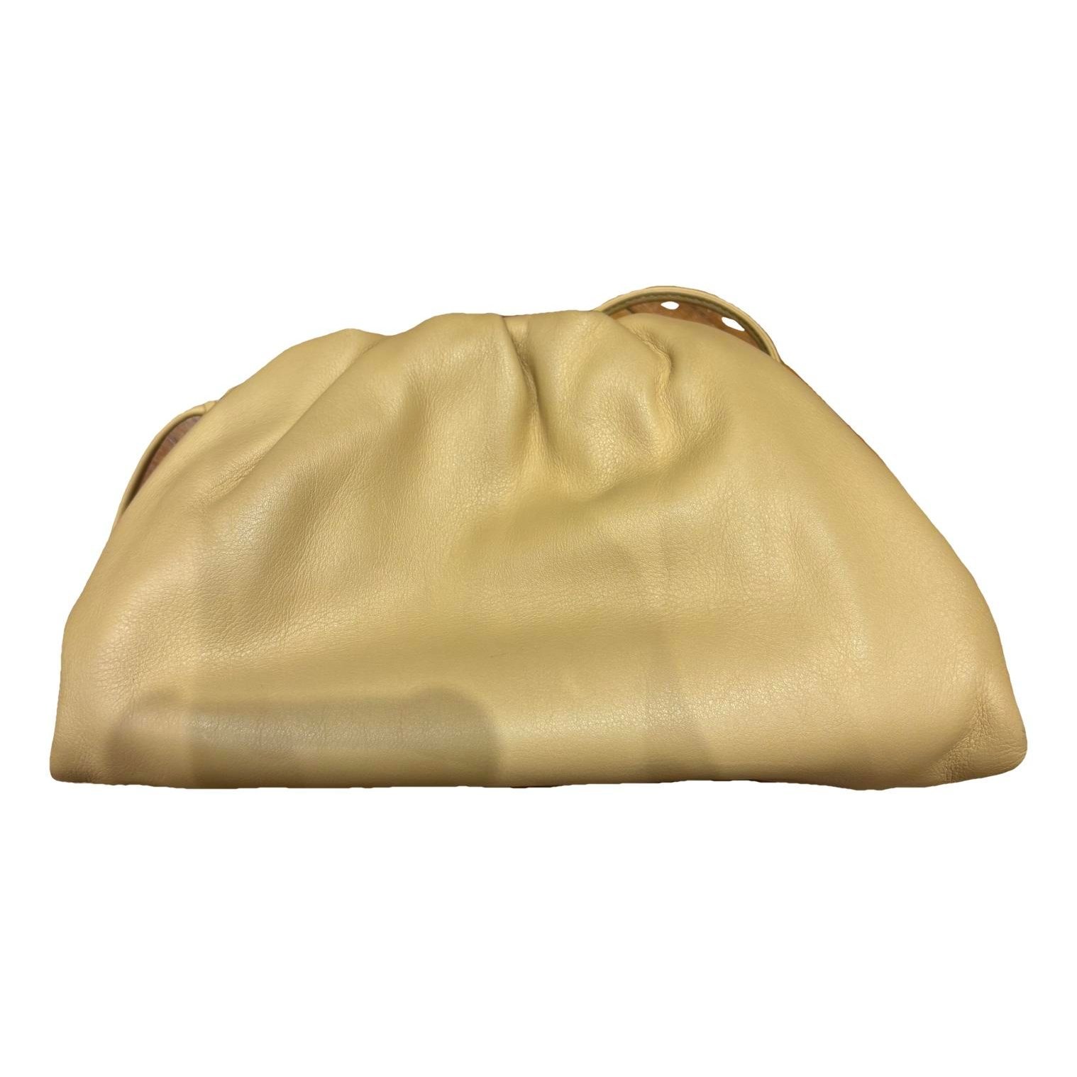 Pouch leather crossbody bag